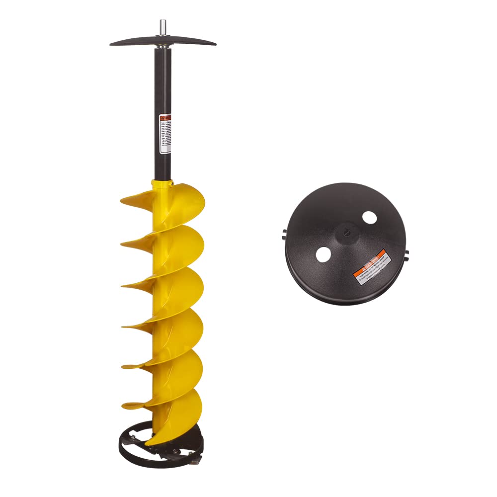 Cordless Nylon Ice Drill Auger with Centering Point Blade - 6