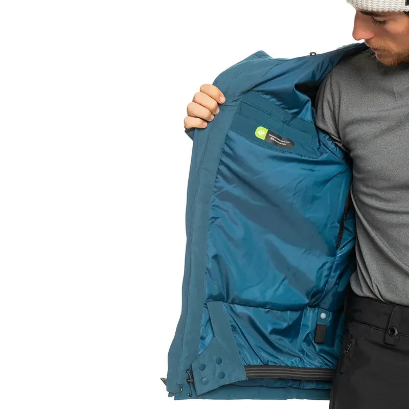 Quiksilver Mission Snow Jacket - Waterproof & Insulated Winter Coat for Men - Perfect for Skiing, Snowboarding & Outdoor Adventures