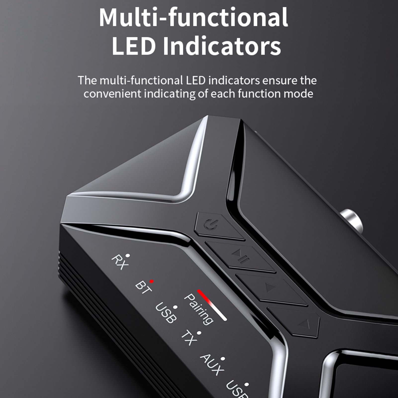 Wireless Audio Transmitter and Receiver - Bluetooth Audio Converter for Home Speakers | Portable Wireless Music Adapter for Streaming, Parties & Home Theater
