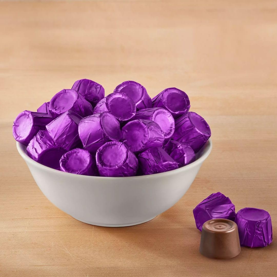 ROLO Dark Salted Caramel in Rich Dark Chocolate Candy - 1 Pound Bulk Pack (Pack of 1) - Indulgent Purple Foil Wrapped Treats for Parties, Gifts & Dessert Toppings