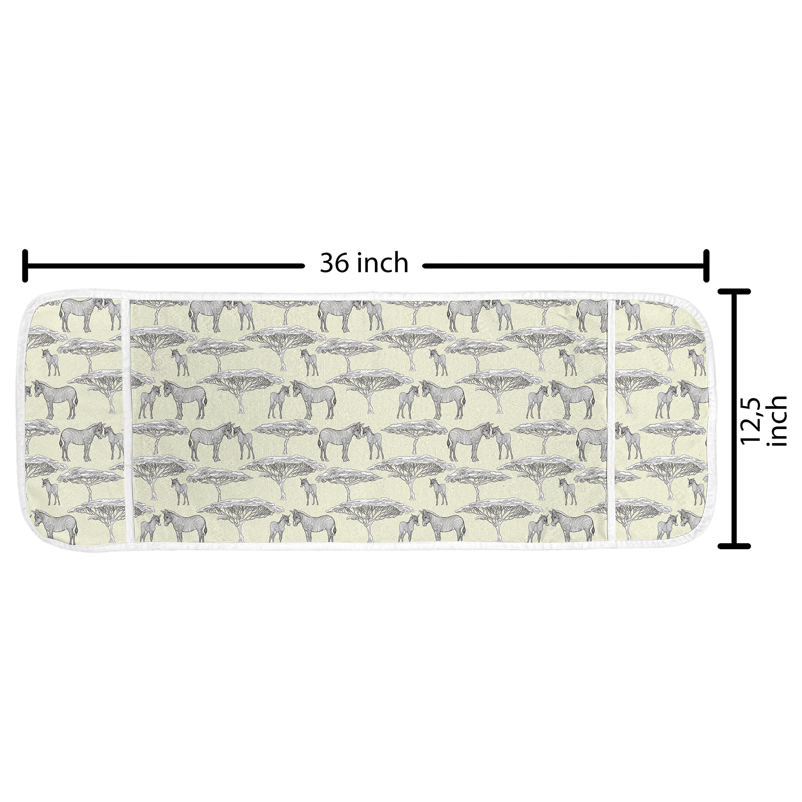 Ambesonne Waterproof Microwave Cover with Pockets - 36