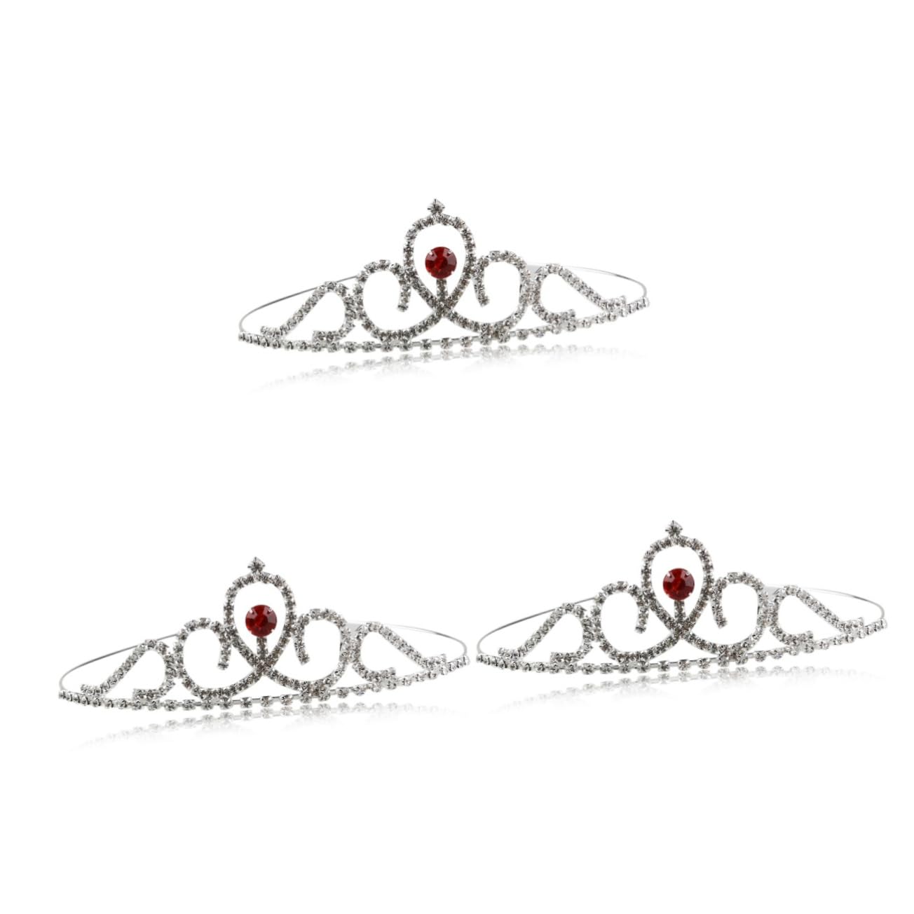ABOOFAN 3-Piece Kids Hair Accessories Set - Rhinestone Bridal Tiara, Headband & Hairpins for Weddings, Christmas & Special Occasions | Sparkling Hair Jewelry for Flower Girls, Pageants & Birthday Parties