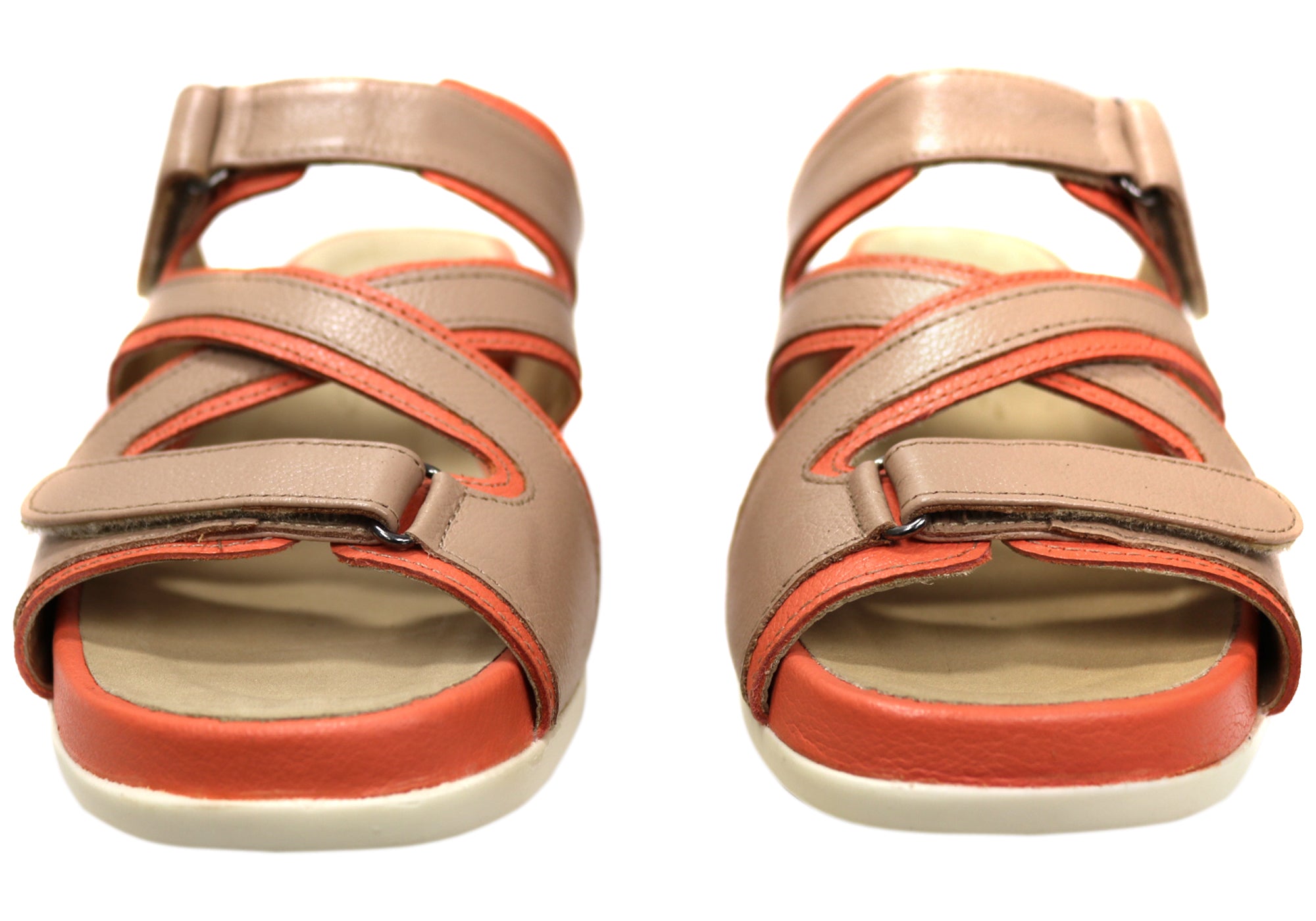 Jessie Women's Comfortable Leather Brazilian Slide Sandals - Stylish & Supportive for Beach, Pool, and Casual Wear