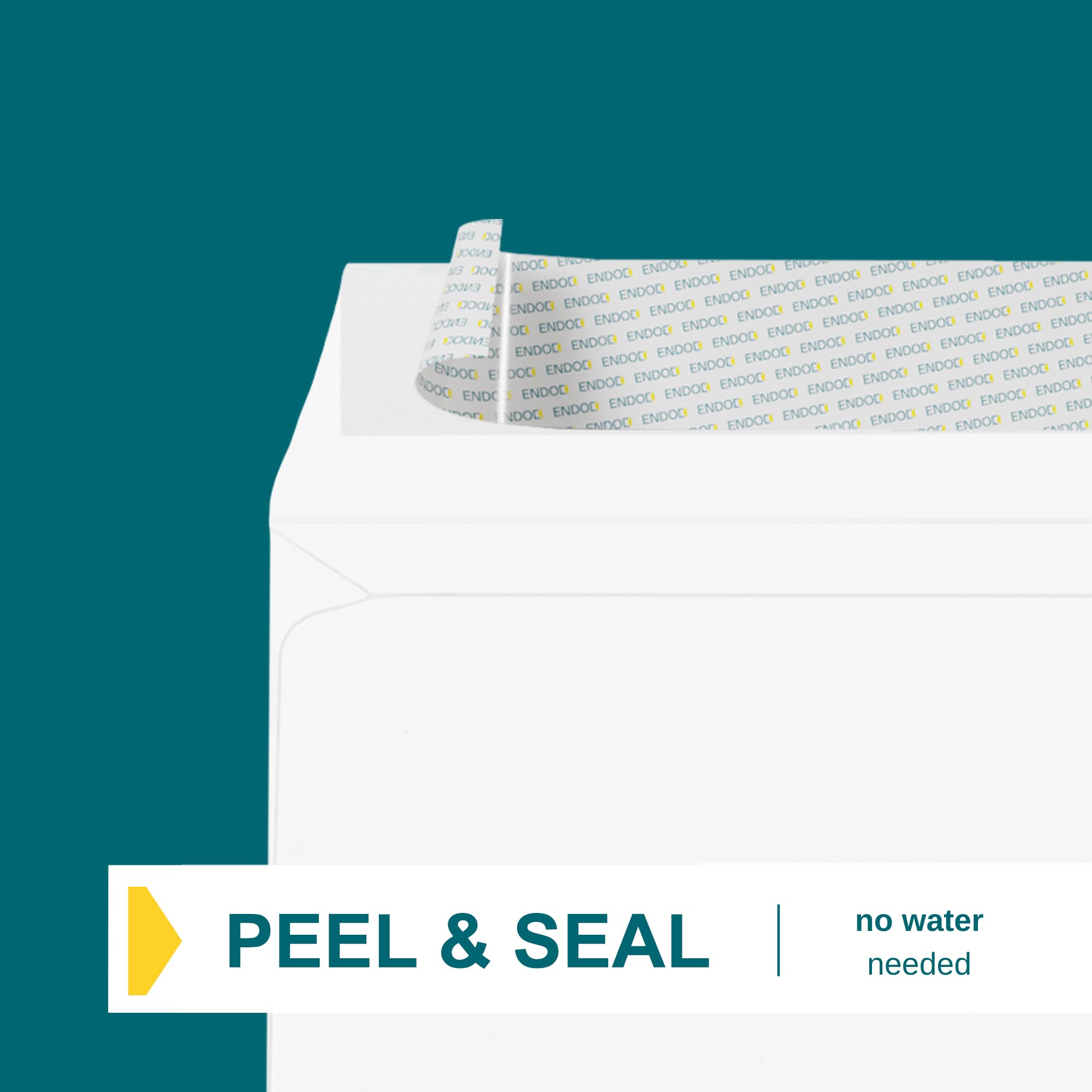 9x12 Self Seal Booklet Envelopes - 100 Pack, 28 lb White Mailing Envelopes with Peel & Seal Closure, Open-Side Design for Documents, Invoices & Letters - Perfect for Home Office, Business Mailing & Office Supplies