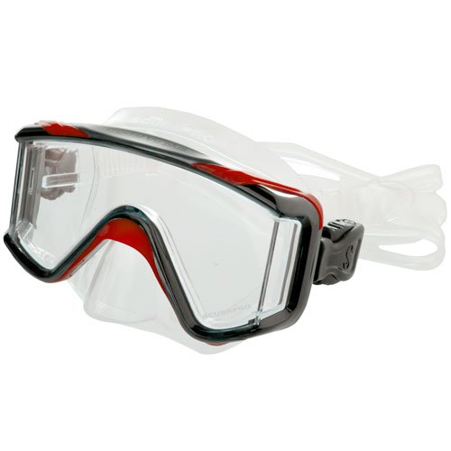 ScubaPro Crystal VU Plus Dive Mask - Premium Low Volume Snorkeling & Scuba Mask with Wide View Lens (Yellow) - Perfect for Underwater Exploration, Coral Reef Viewing, and Marine Life Observation