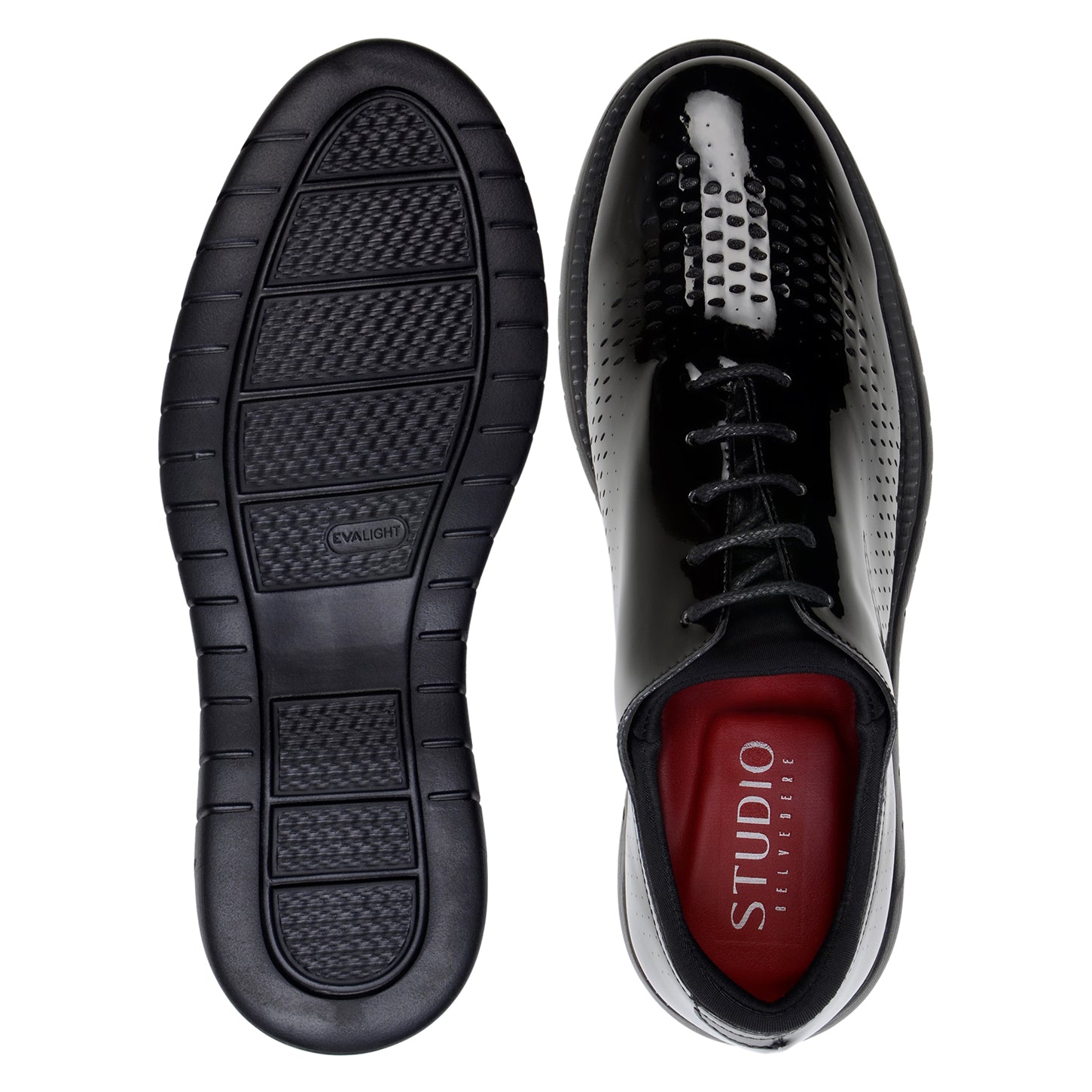 Belvedere Maxim Laser Cut Wingtip Sneaker - Black Dress Shoes for Men | Stylish Business Casual & Formal Wear | Perfect for Office, Weddings & Special Occasions