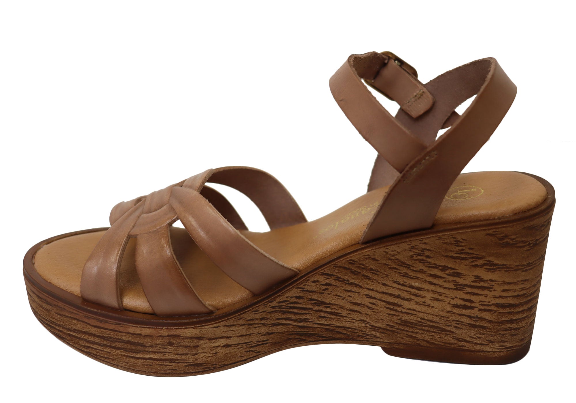 Lola Canales Women's Spanish Leather Wedge Sandals - Comfortable & Stylish Summer Shoes for Beach, Vacation & Casual Outings