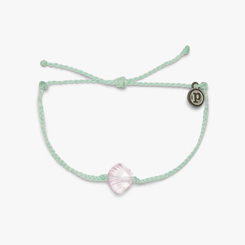 Blue Sea Shell Charm Bracelet - Elegant Beach Jewelry for Women, Perfect for Summer Vacations & Boho Fashion Accessories