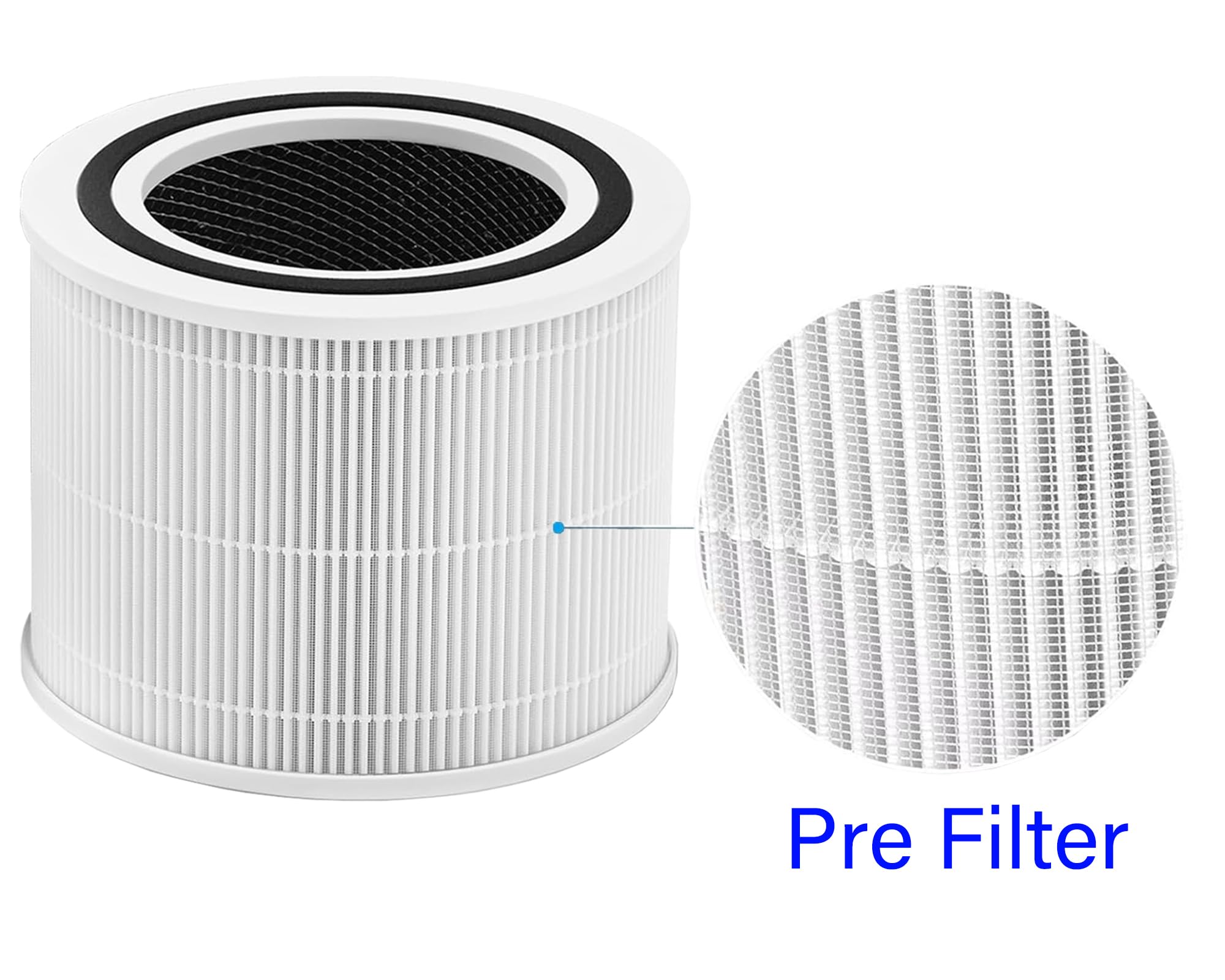 True HEPA Replacement Filter 2 Pack - Compatible with 240 Air Purifier | HEPA 14 Filter with High-Efficiency Carbon & Pre-Filter | Perfect for Home, Office & Allergy Relief
