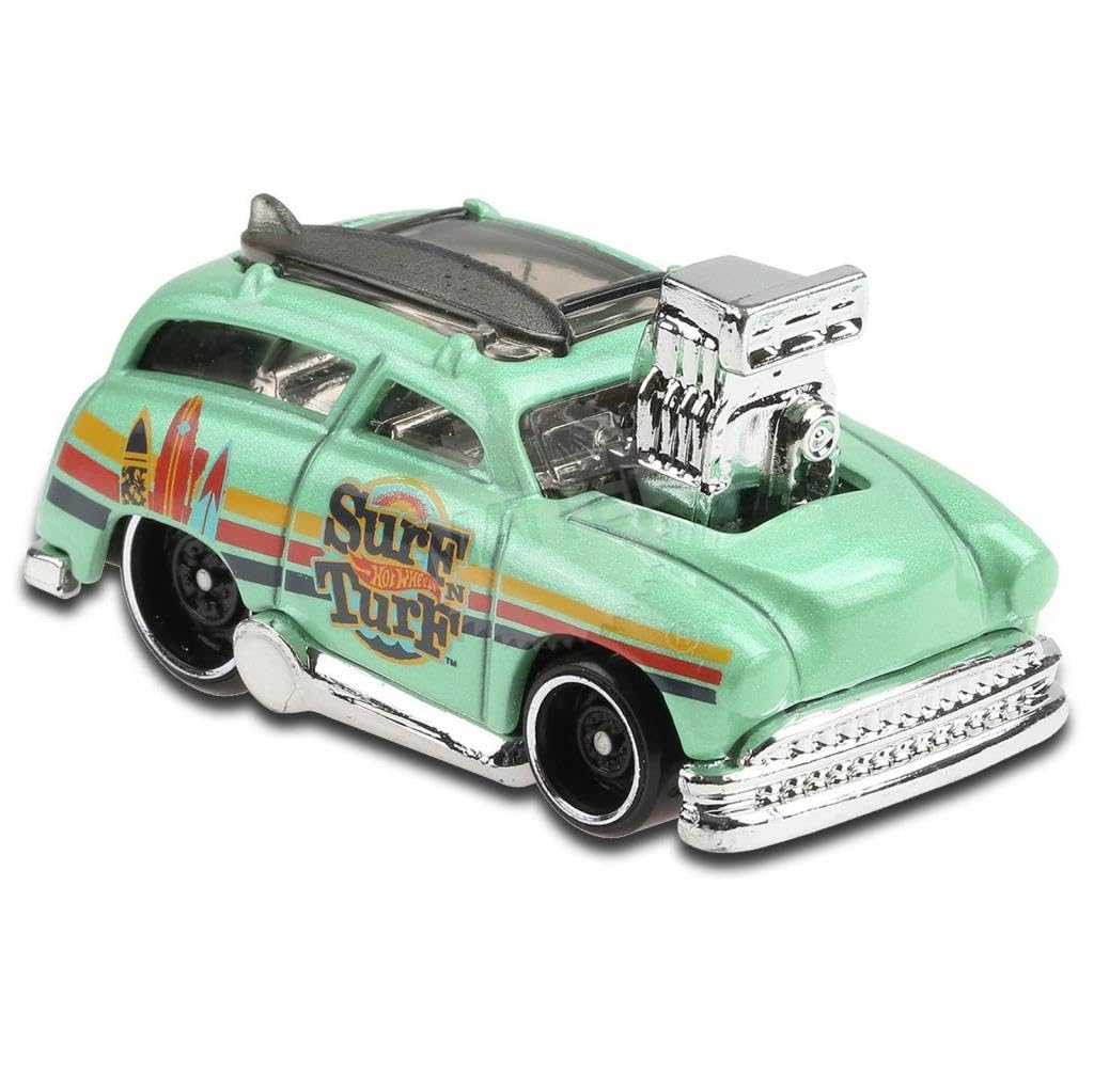 Hot Wheels Surf 'N Turf Green Die-Cast Car - Limited Edition 83/250 Tooned Series 8/10 - Collectible Toy for Kids & Adults - Perfect for Display, Play & Racing Scenes
