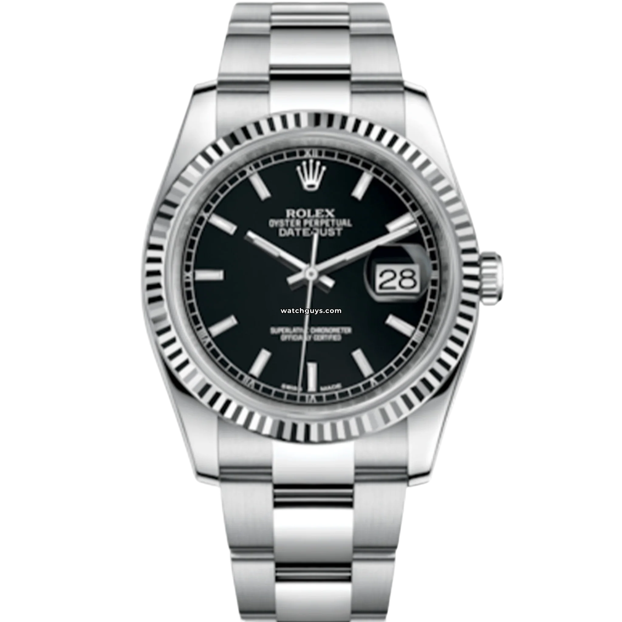 Rolex Datejust 116234 Men's Watch - Black Dial, Stainless Steel, Automatic Movement - Perfect for Business, Formal Events & Luxury Gifts
