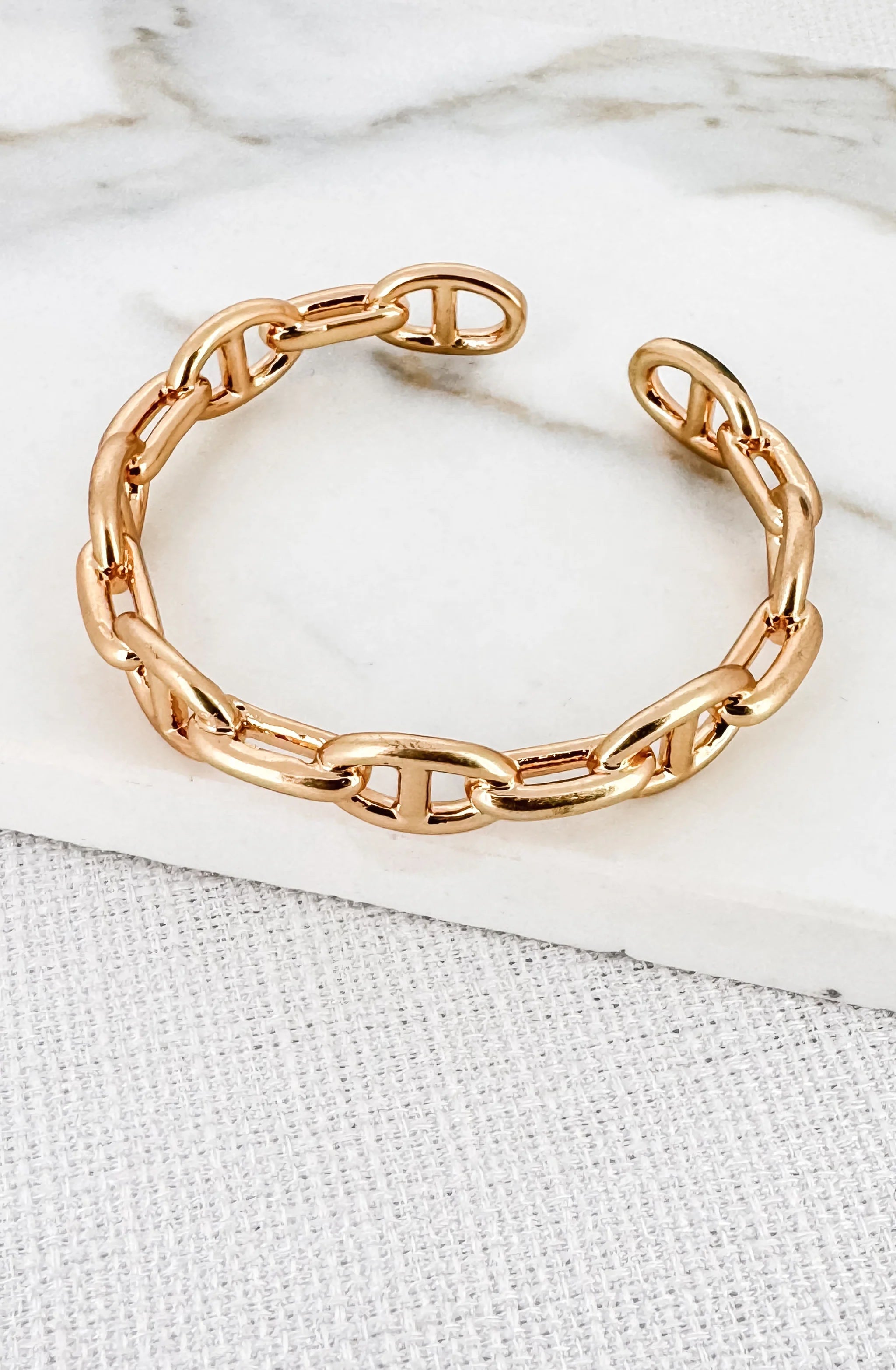 Stylish Rosie Chain Bangle Bracelet for Women - Elegant Gold & Silver Jewelry Gift for Birthday, Anniversary - Perfect for Daily Wear & Special Occasions