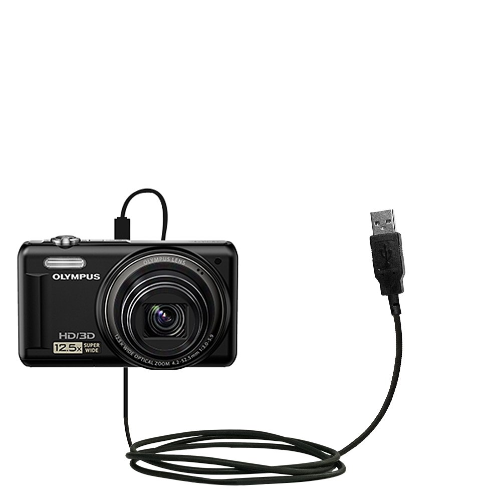 Olympus VR-330 USB Charging Cable - Straight TipExchange Sync & Power Charge Cord for Digital Cameras - Perfect for Travel Photography & Device Charging