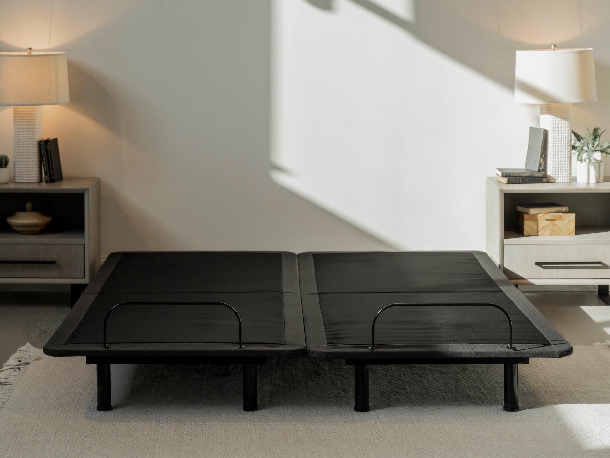 Good Vibe Sleep Adjustable Bed Frame - Queen Size Adjustable Base with Massage & Zero Gravity - Perfect for Back Pain Relief & Better Sleep
