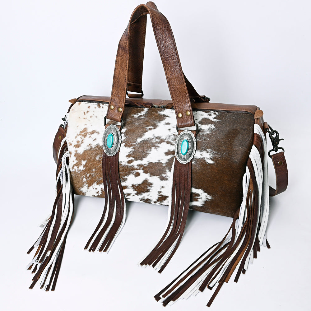 **Genuine Leather Women's Duffel Bag - Western Style Handbag & Purse for Travel, Work & Everyday Use | ADBG1090 American Darling**