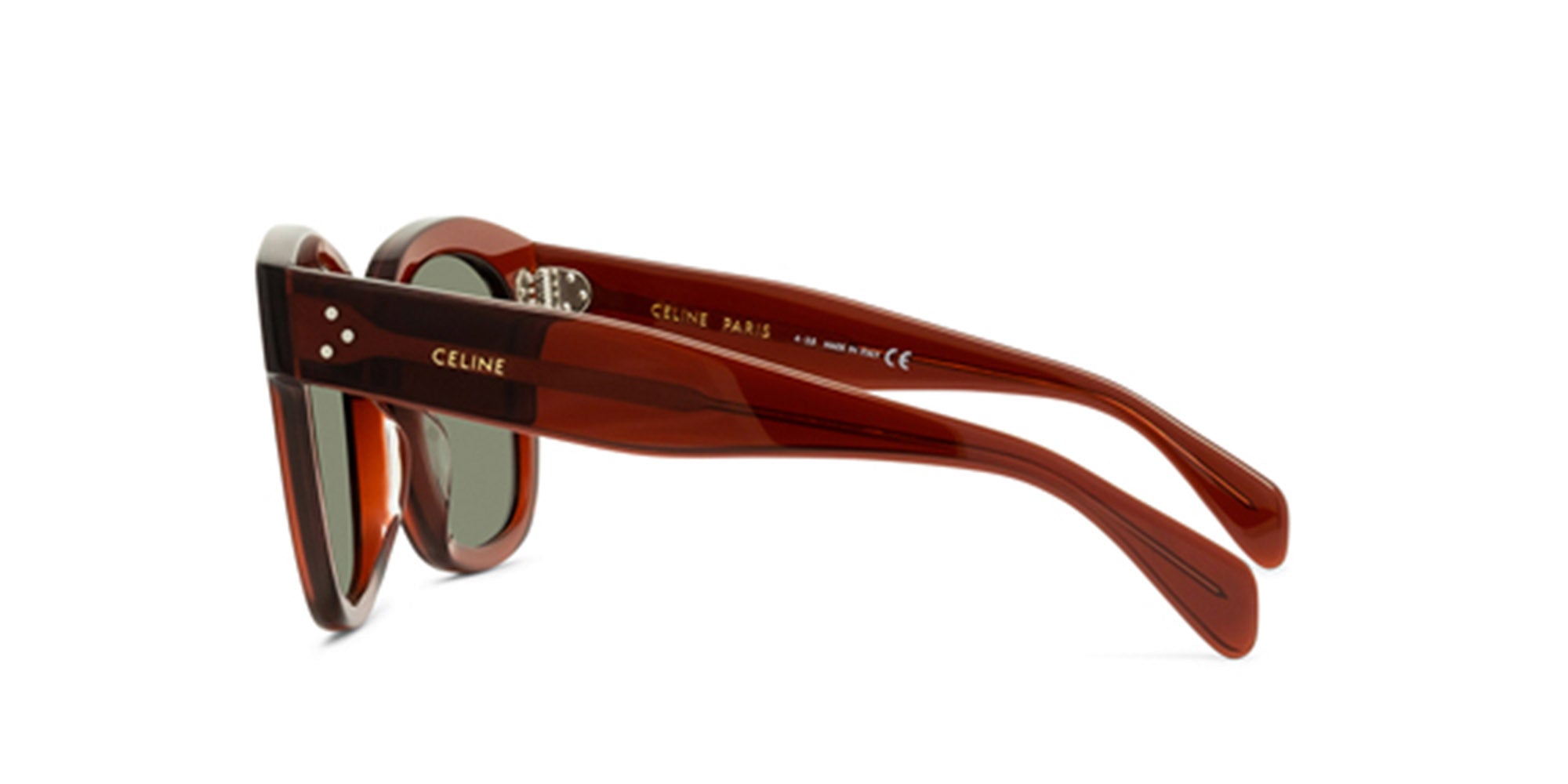 CELINE Bold 3 Dots CL4002UN Sunglasses - UV Protection Polarized Lenses for Women - Perfect for Driving, Beach & Outdoor Activities