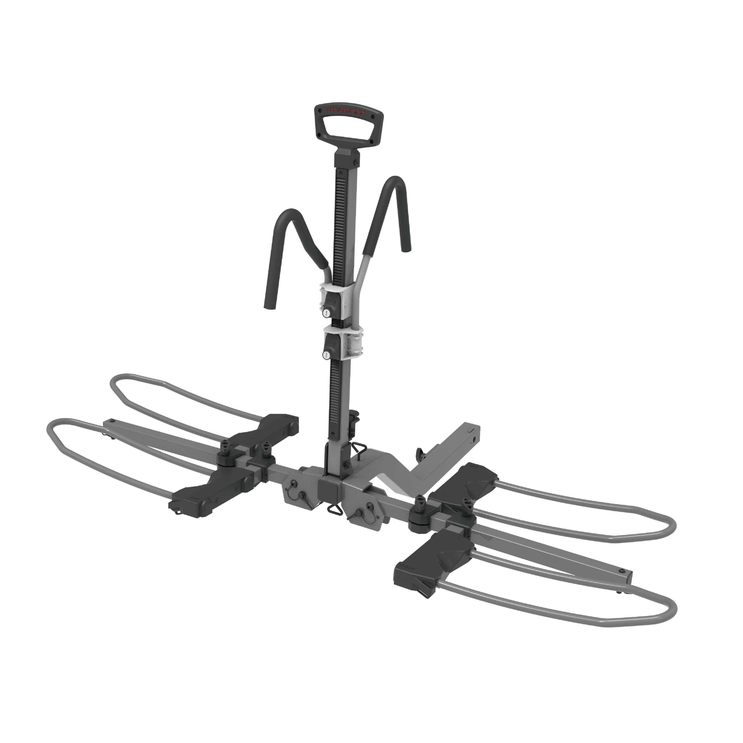 HYPERAX 2023 Volt RV-Approved 2-Bike Hitch Mount Rack for eBikes - Fits RV, Camper, Motorhome, Trailer & Toad with 2