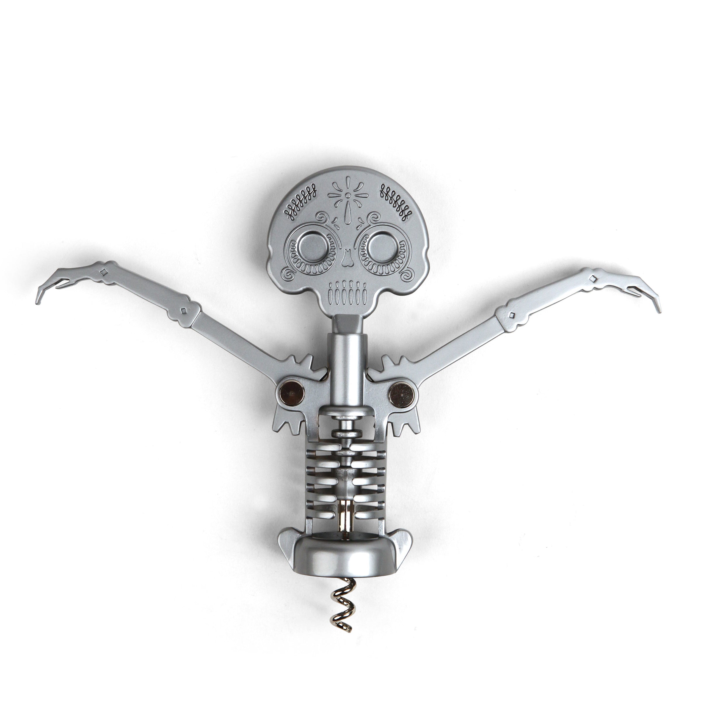 Day of the Dead Corkscrew - Unique Mexican-Themed Wine Opener for Halloween & Dia de los Muertos Celebrations