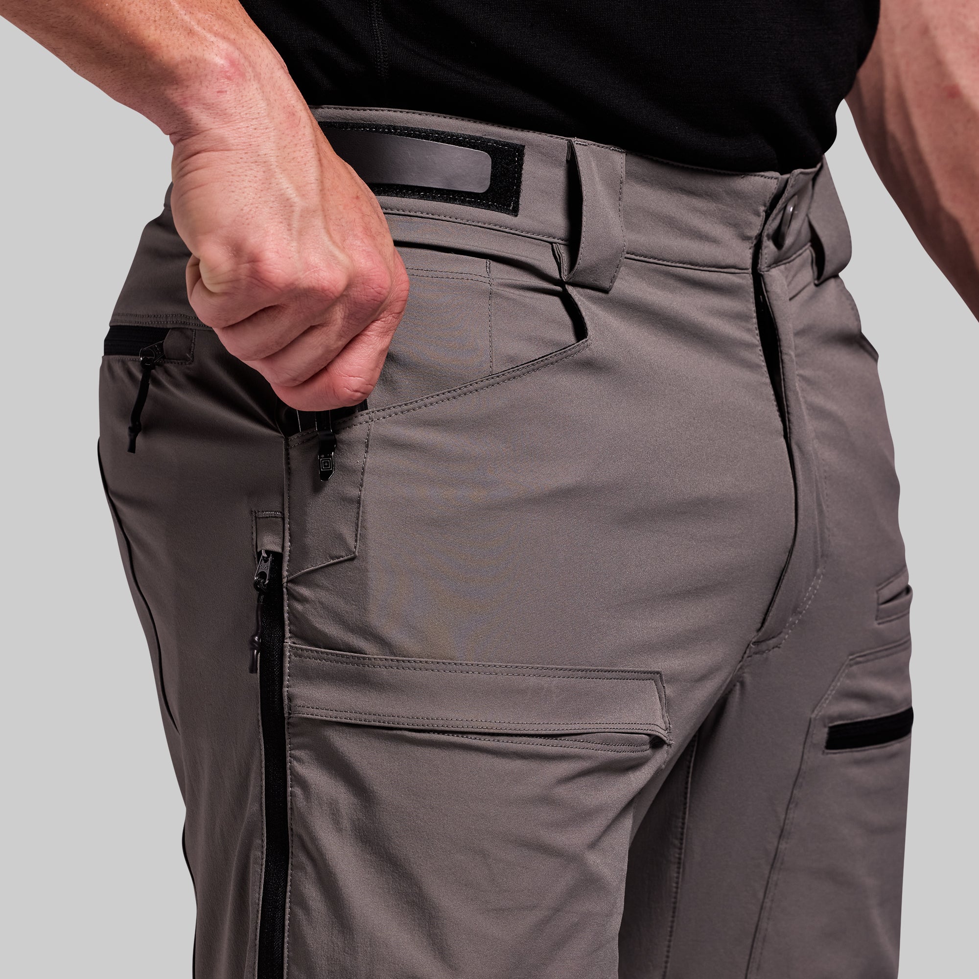 Men's Frontier Pant Light 2.0 - Water-Resistant Hiking Pants with Stretch (Wolf Grey) | Outdoor Adventure, Travel & Casual Wear