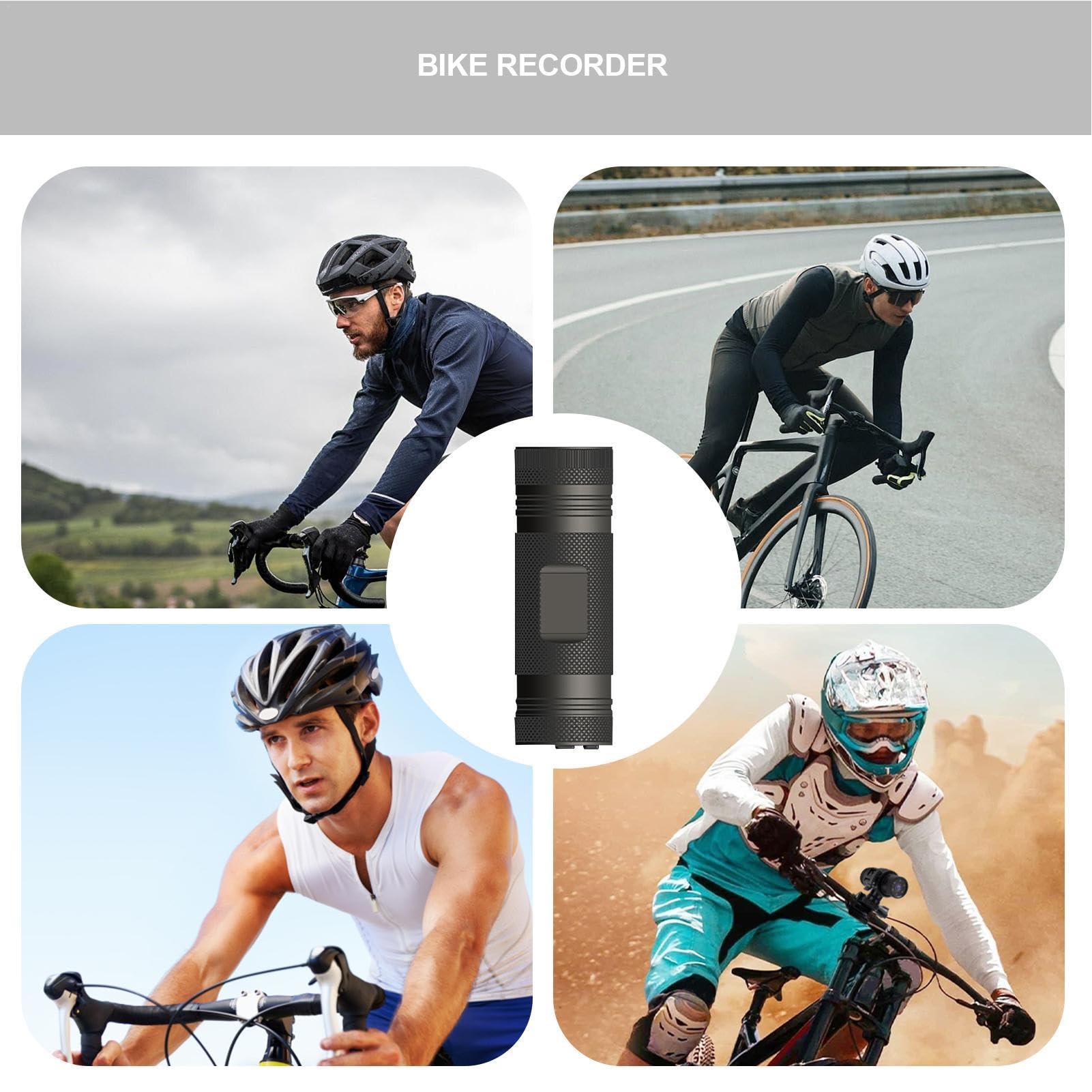 1080P Waterproof WiFi Cycling Action Camera - Handlebar Mounted Bike & Motorcycle Video Recorder with Portable Design | Perfect for Road Cycling, Mountain Biking, Commuting and Outdoor Adventures