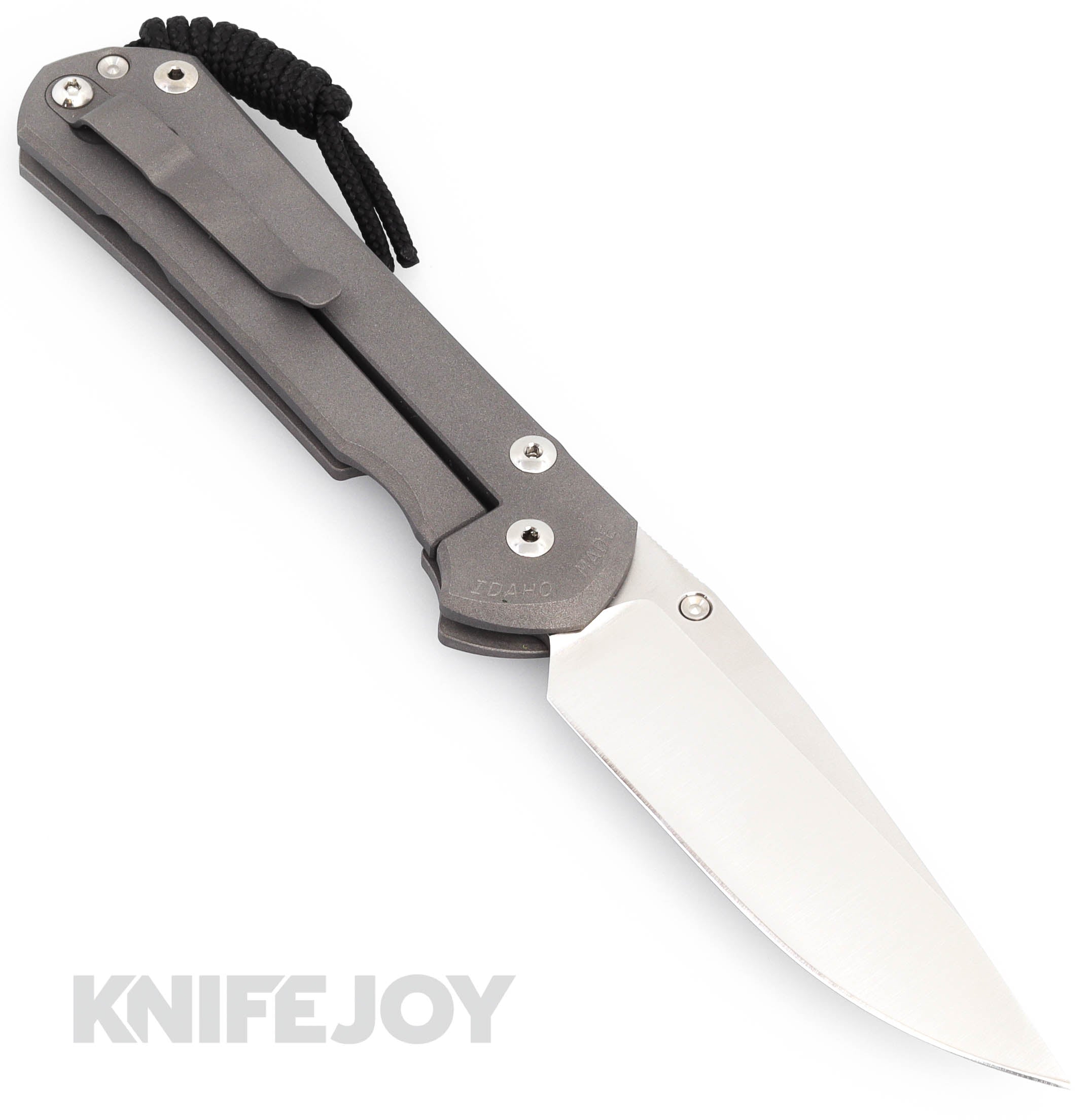 Chris Reeve Knives Large Sebenza 31 Drop Point Magnacut Blade - Unique Graphic Titanium Handles | Premium EDC Folding Knife for Outdoor, Camping & Survival