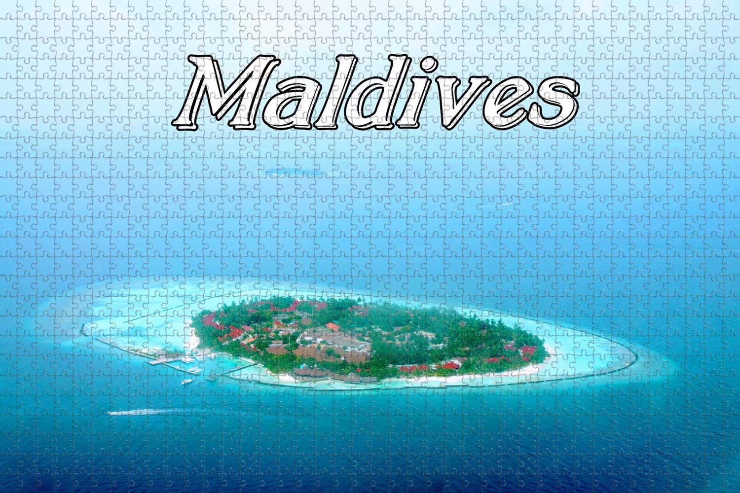 1000 Piece Jigsaw Puzzle for Adults - Centara Grand Island Resort Maldives Travel Souvenir, Perfect for Relaxation, Family Bonding & Home Decor