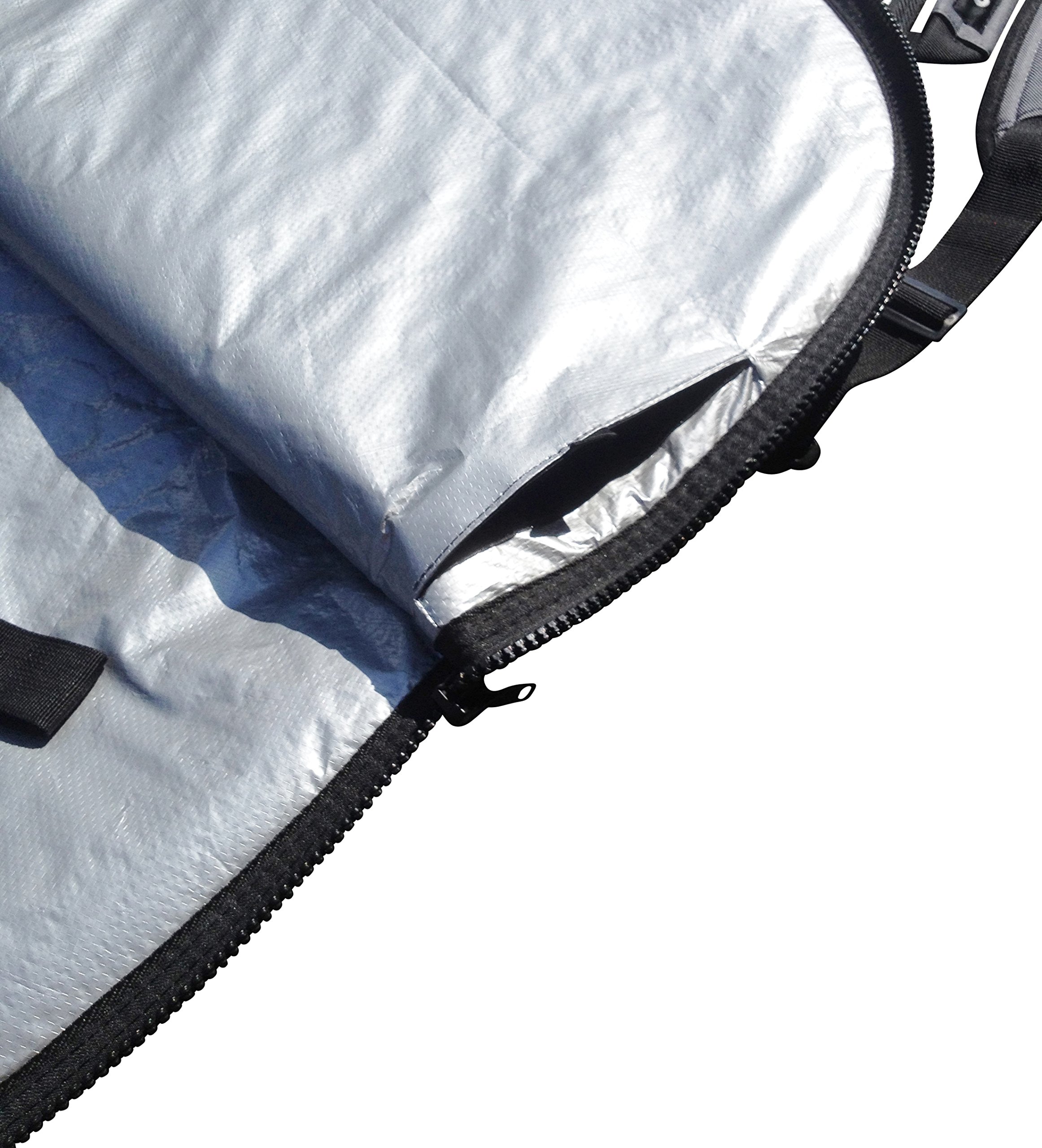 Premium Curve Surfboard Travel Bag - Armourdillo Protection for Longboards 7'6