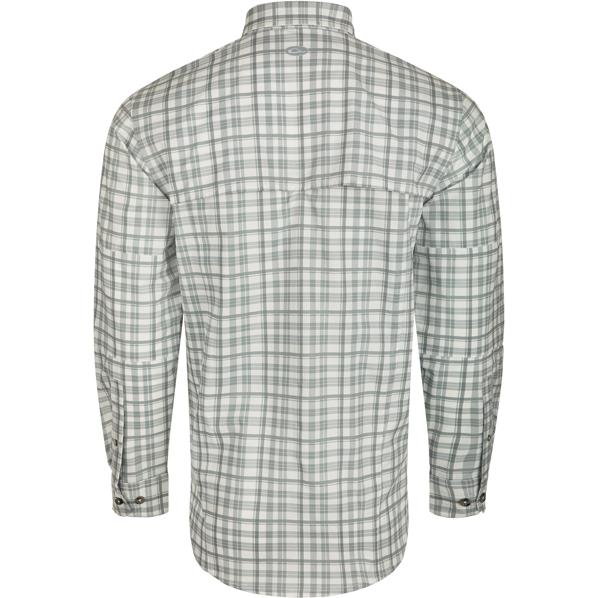 Hunter Creek Long Sleeve Plaid Shirt - Classic Window Pane Checkered Button Down for Men - Perfect for Casual Outings, Outdoor Adventures & Office Wear
