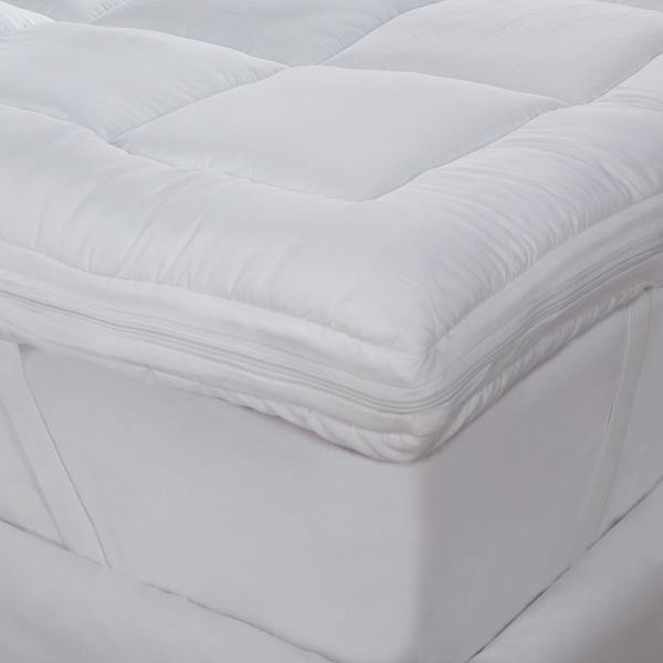 Premium Dual Layer Mattress Topper for Back Pain Relief - Cooling Gel Memory Foam & Supportive Base - Queen Size Bed Comfort Upgrade for Side Sleepers & Hot Sleepers - Perfect for Guest Rooms & Master Bedrooms