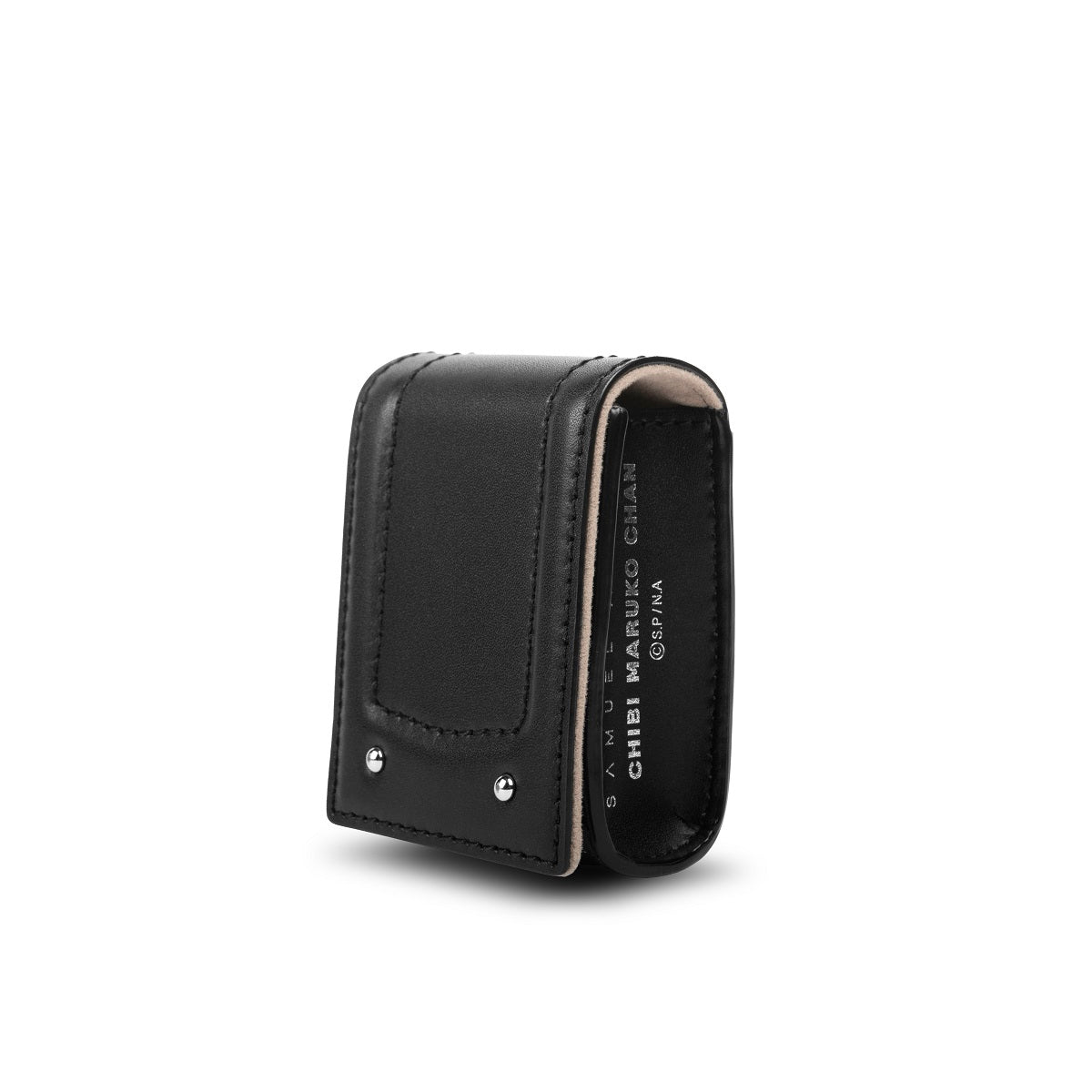 Samuel Ashley x Chibi Maruko Chan AirPods Leather Case - Cute Anime Design Protective Cover for AirPods 1/2/3/Pro - Perfect Gift for Anime Fans & Daily Use