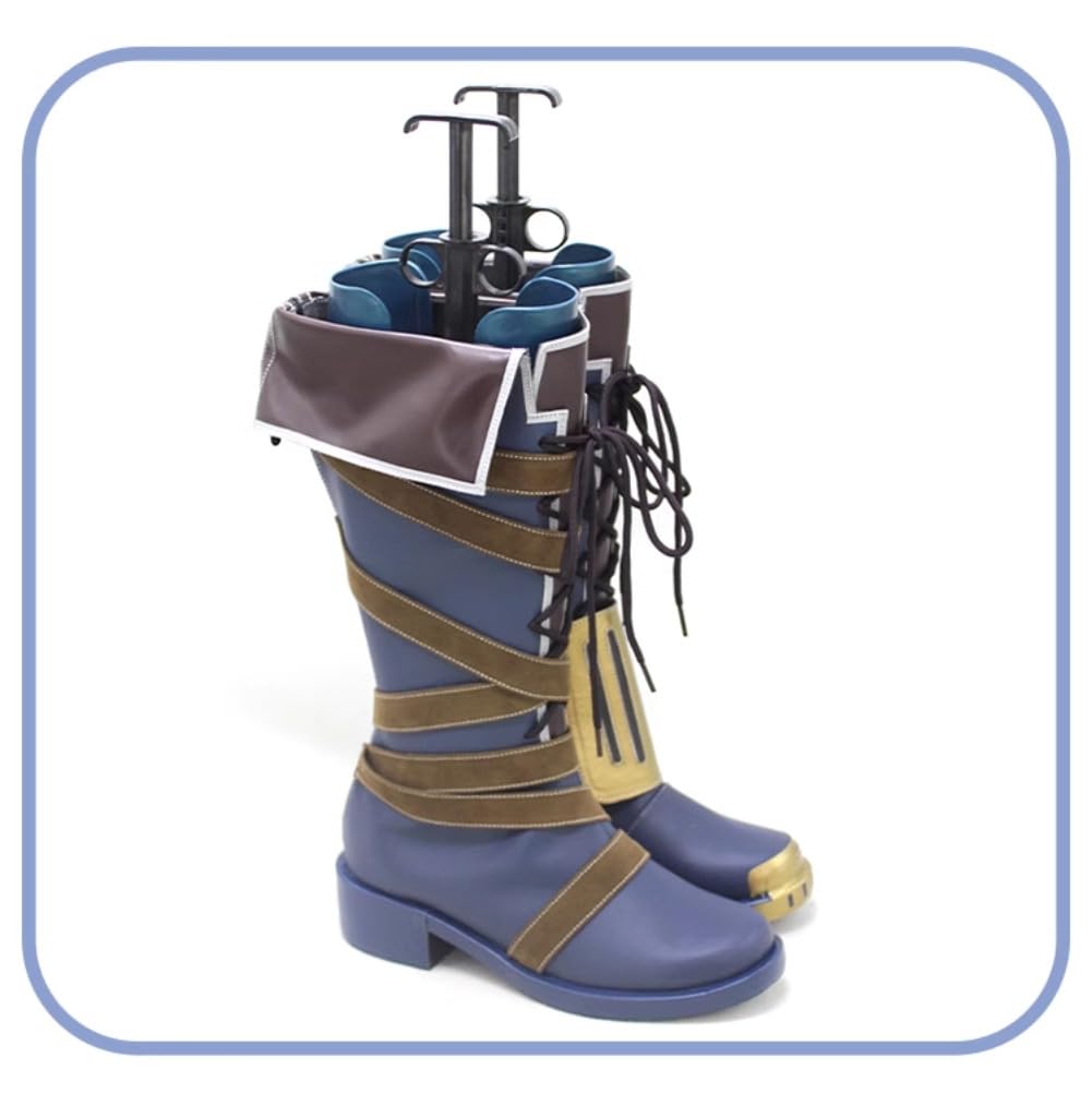 New Anime LOL Arcane Vi Cosplay Shoes - The Piltover Enforcer Boots for Women & Men | Halloween Costume, Gaming Conventions & Themed Parties