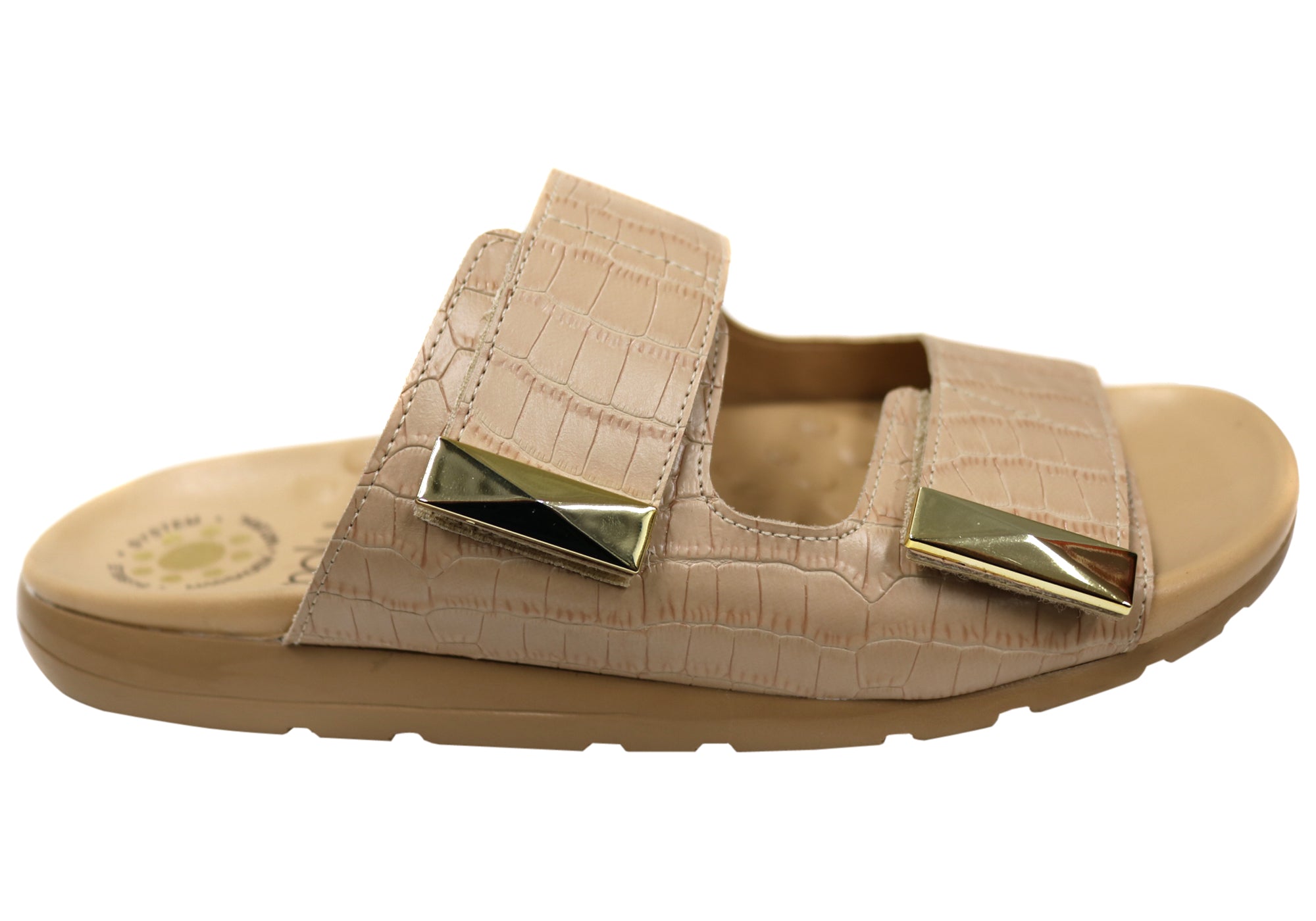 Super Comfortable Malu Ricky Women's Slides Sandals - Made in Brazil - Perfect for Beach, Pool & Casual Wear