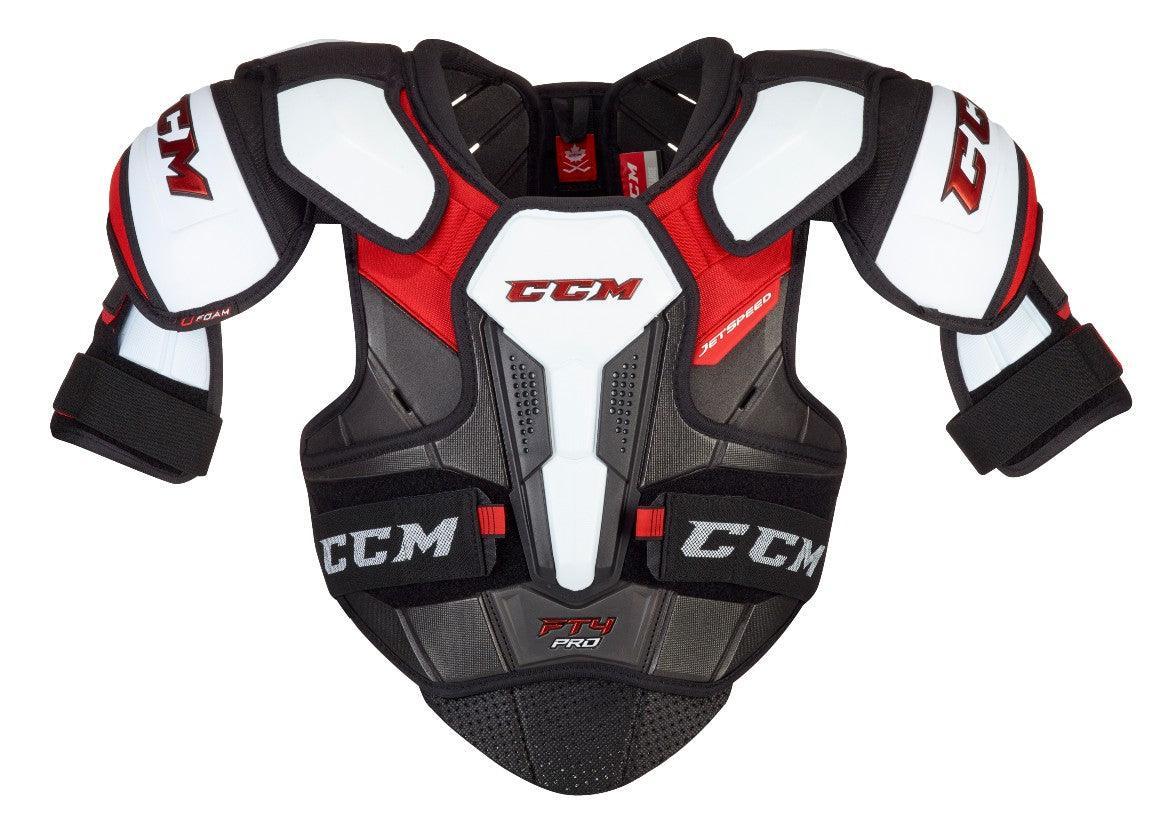 FT4 Pro Hockey Shoulder Pads for Junior Players - Lightweight Protective Gear for Youth Ice Hockey Training & Games