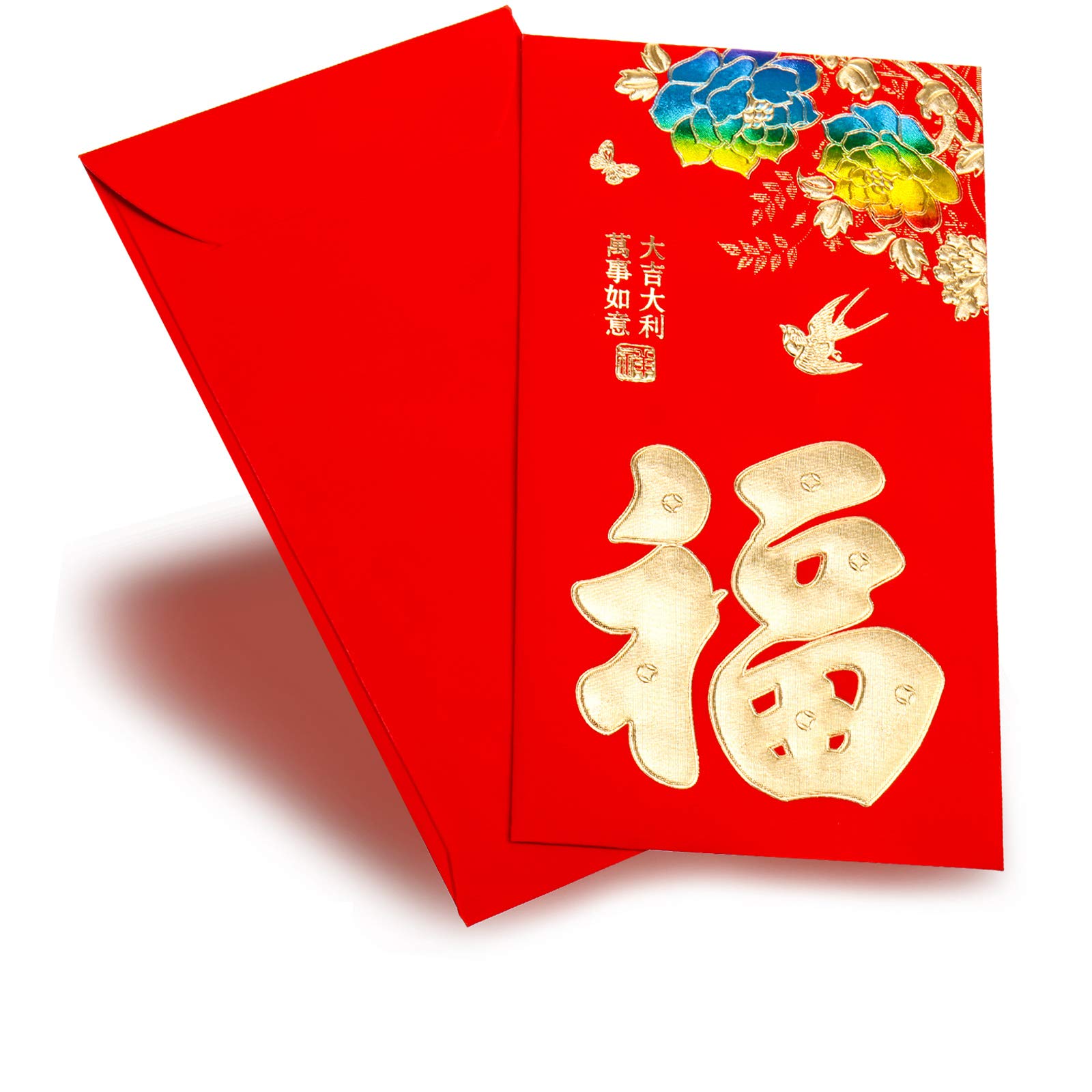 36 Pieces Chinese New Year Red Envelopes - Large 2025 Lunar New Year Hong Bao Packets, Lucky Money Envelopes for Spring Festival, Wedding Favors (Rainbow Style) | Perfect for Gifting, Celebrations & Chinese Traditions
