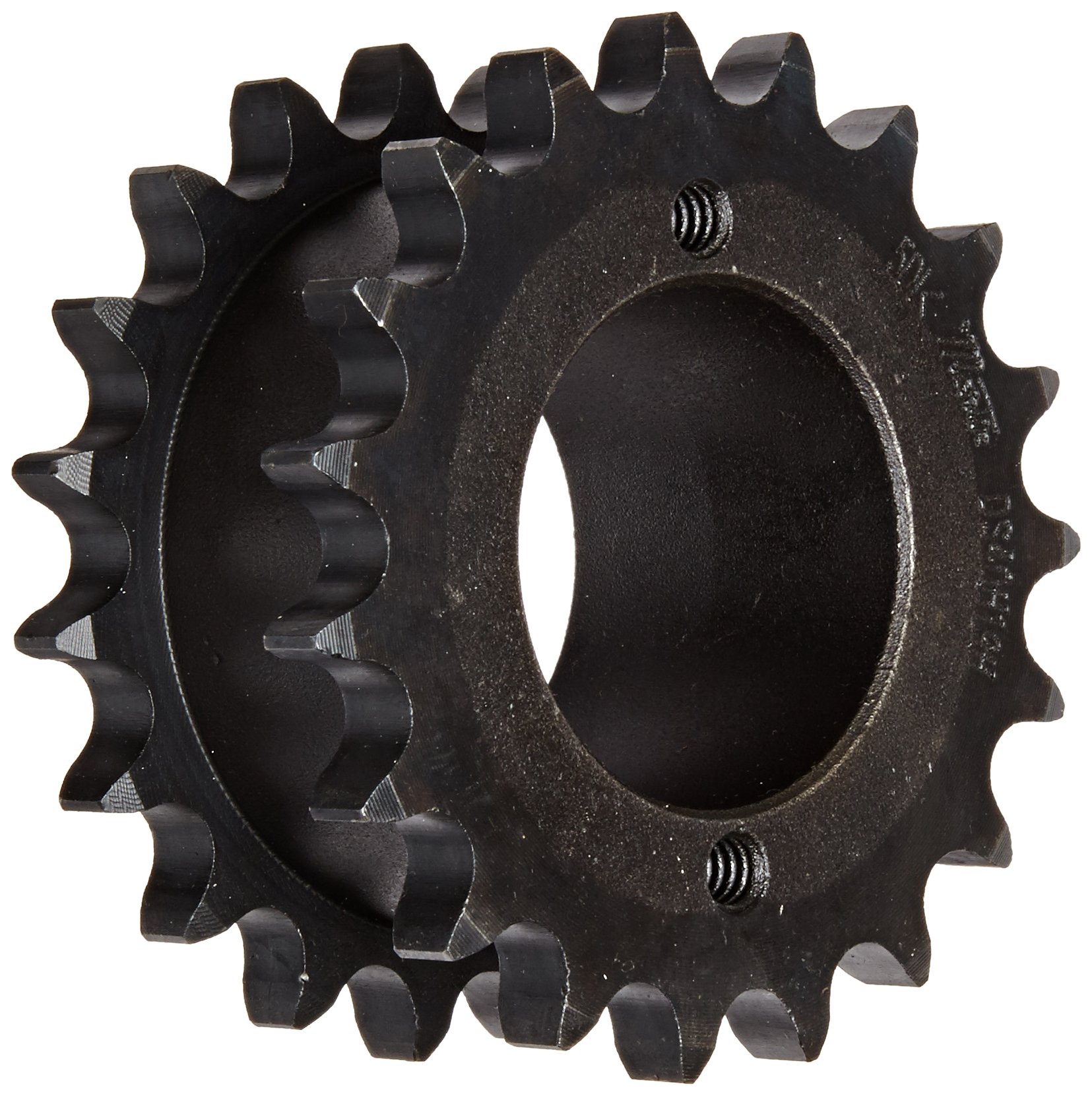 Hardened Steel Martin Roller Chain Sprocket - Split Taper Bushed, Type B Hub - 40 Chain Size, 0.5