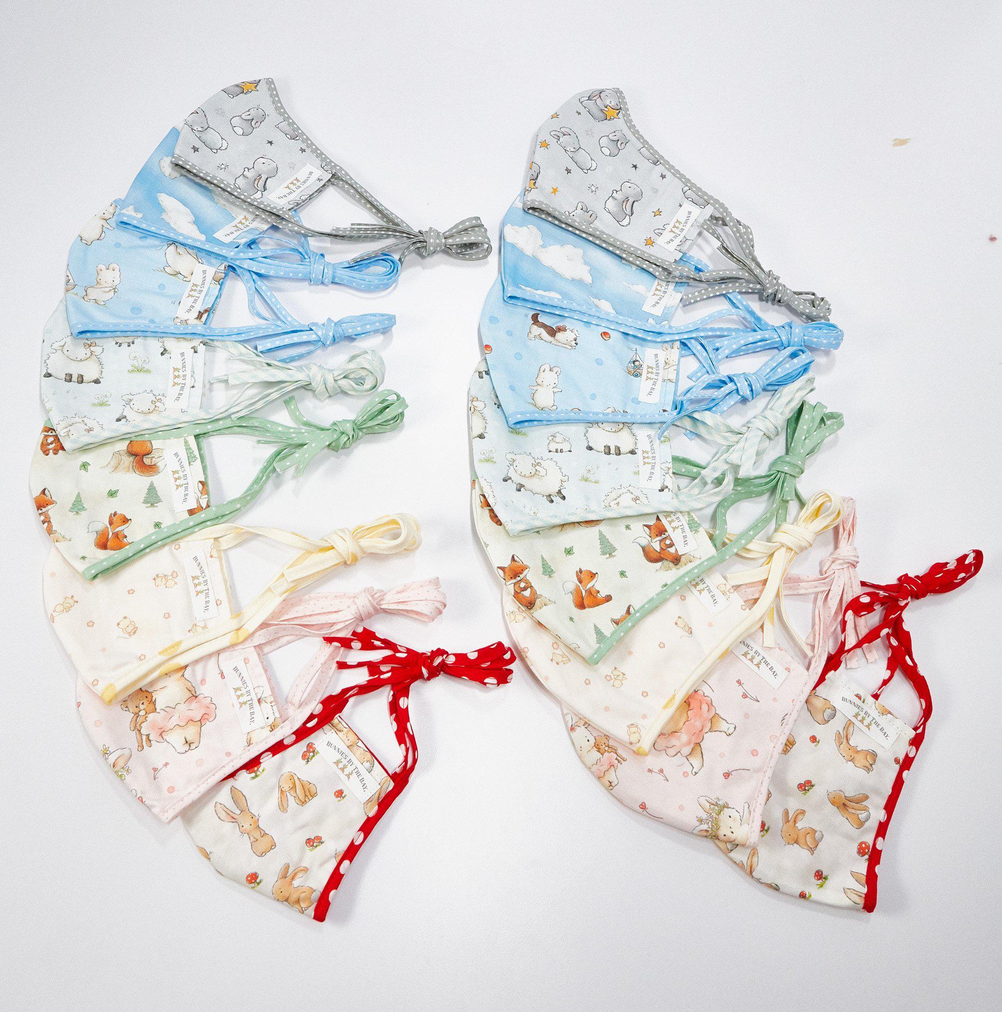 Soft Baa Bs the Lamb Cloth Face Mask for Adults & Kids - Breathable & Comfortable for School, Travel, and Daily Protection