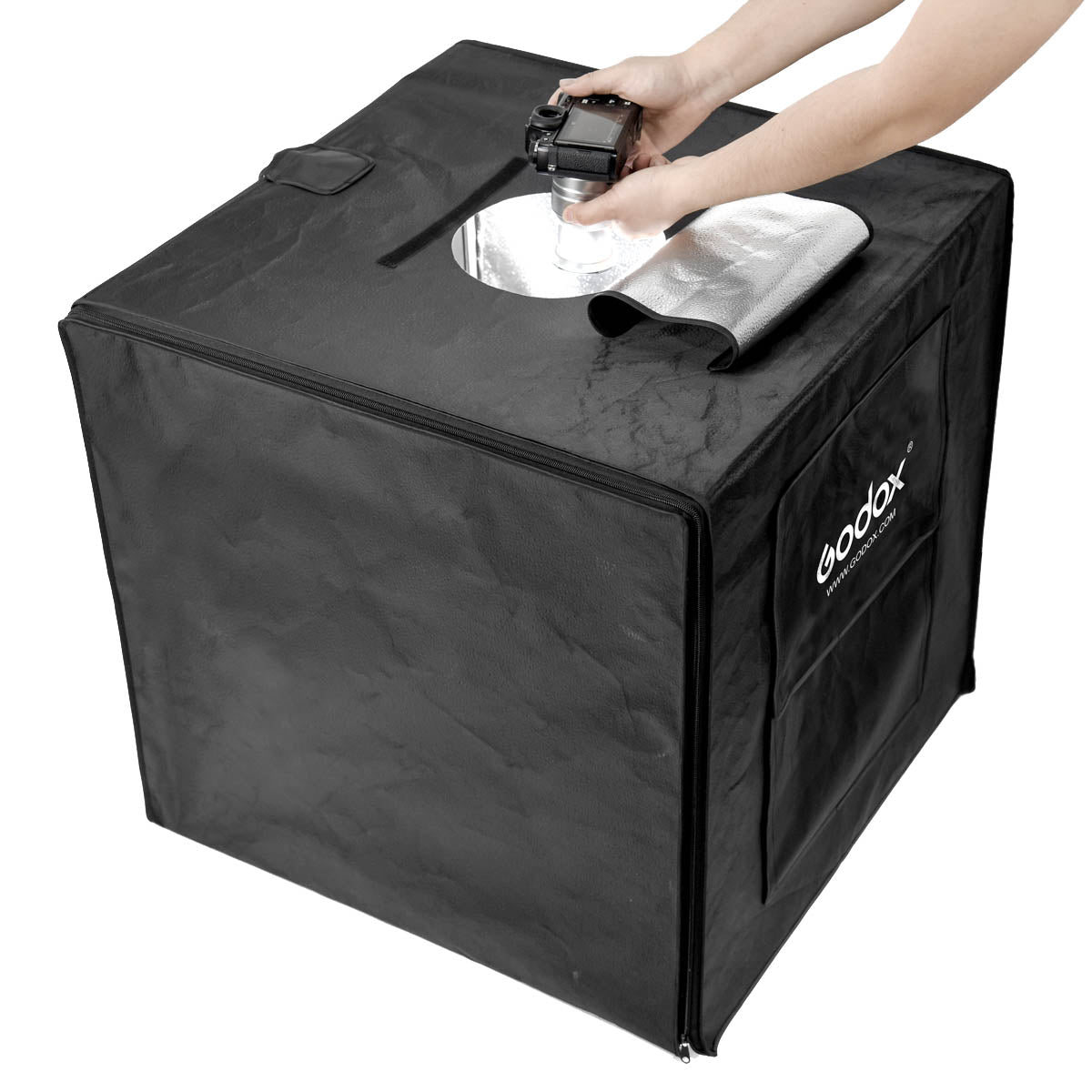 LST40 40x40x40cm Triple MINI LED Studio Light Tent - Perfect for Product Photography, Jewelry, Small Items & E-commerce Listings