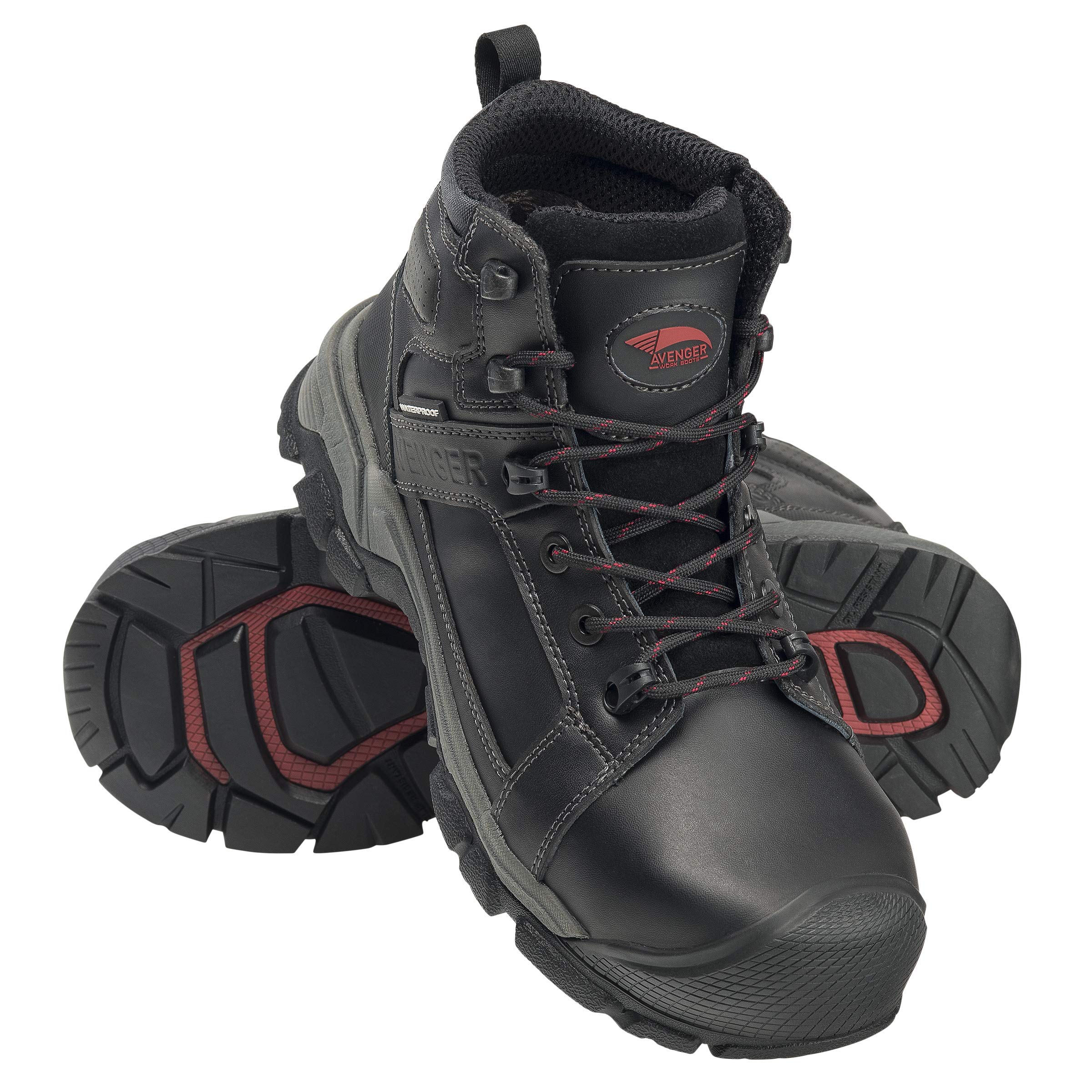 Avenger Men's Hammer Work Boots - Durable Industrial Safety Shoes for Construction