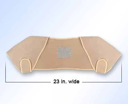 Magnetic Tourmaline Self Heating Shoulder Wrap for Pain Relief - Rechargeable Heat Therapy Pad for Neck, Back & Shoulder Pain - Perfect for Home, Office & Travel Use
