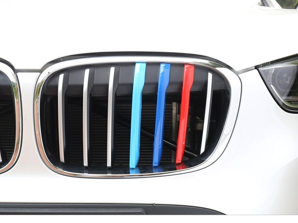 BMW F48 X1 (2016-2019) M Sport Style 3 Color Grille Insert Trims - Center Kidney Grill Upgrade for Enhanced Styling | Perfect for Car Enthusiasts & Customization Projects