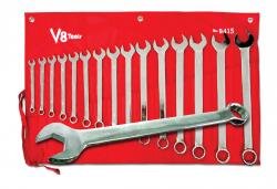 Long Pattern Comb Wrench Set SAE - Professional Automotive Tool Kit for Mechanics & DIY Car Repairs