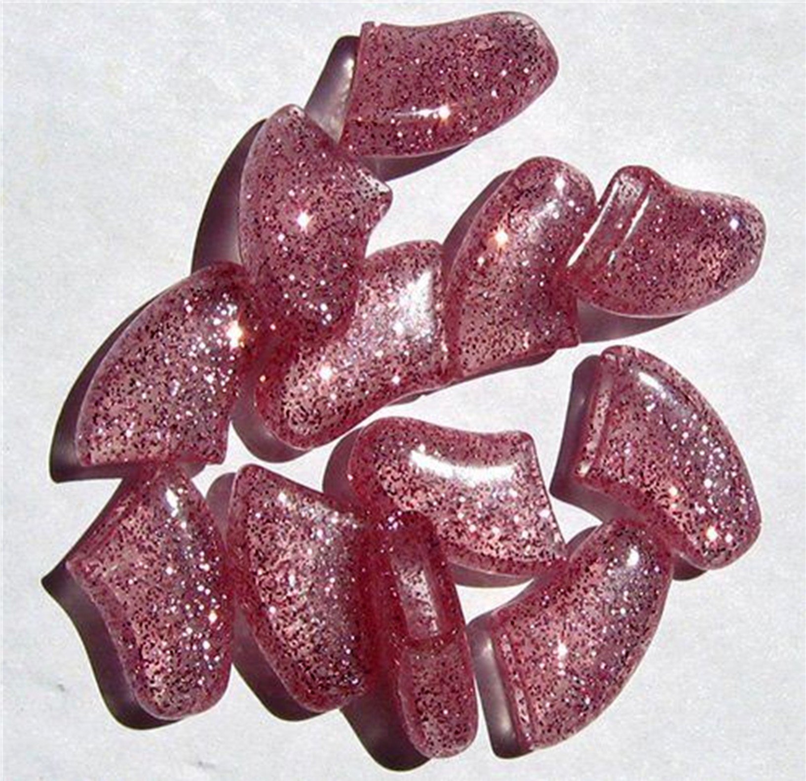 Glitter Pink Soft Pet Nail Caps for Cats & Dogs - Medium Size | Safe & Comfortable Nail Covers for Indoor Pets | Perfect for Hardwood Floors & Furniture Protection
