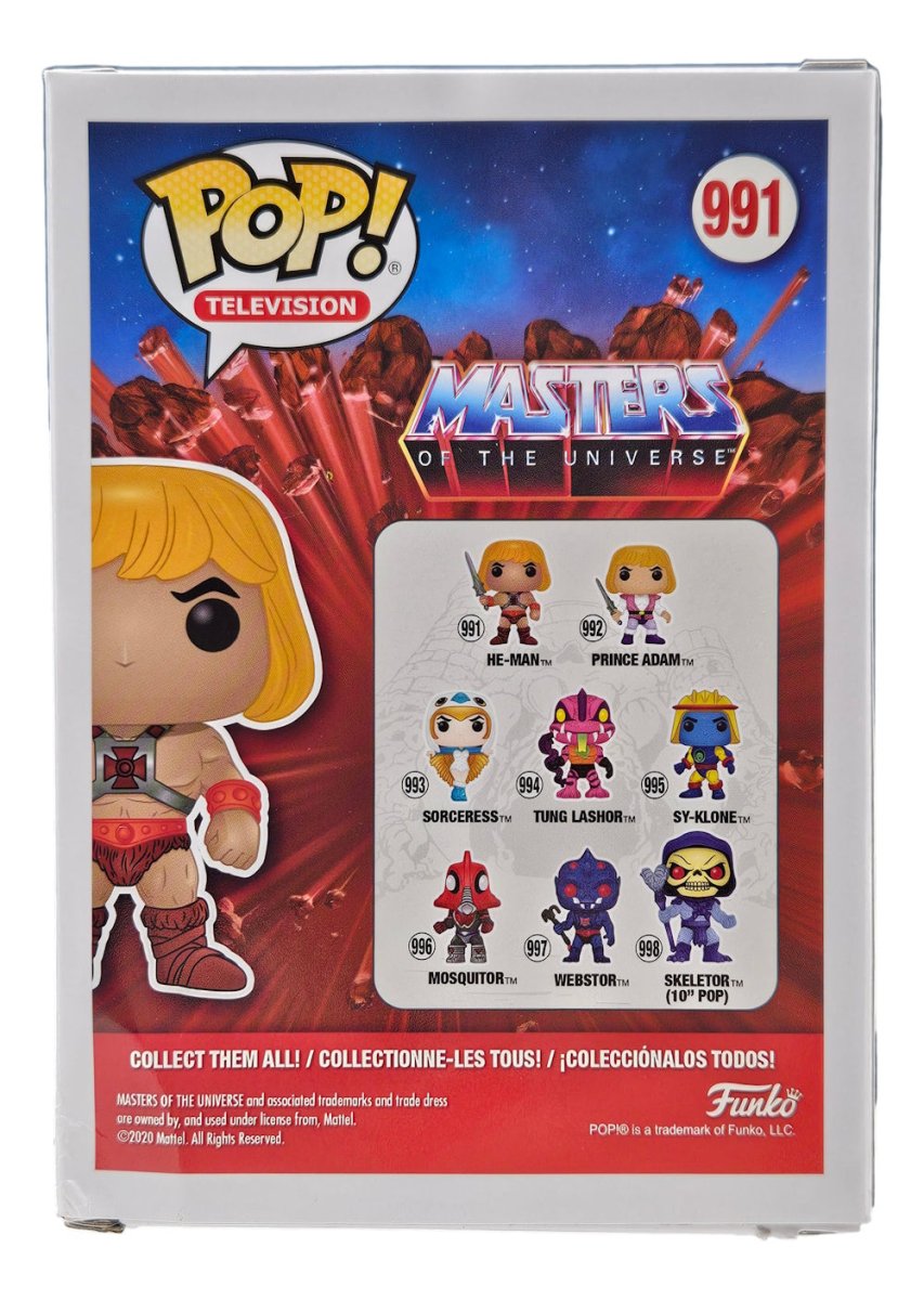 Dolph Lundgren Signed He-Man Funko Pop #991 - Authentic JSA ITP Certified - Perfect for Collectors, Gifts & Movie Memorabilia Displays