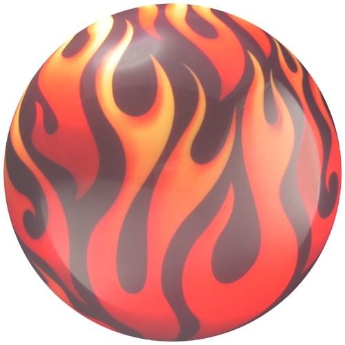 Brunswick Flame Skull Viz-A-Ball Bowling Ball - High Performance Reactive Resin for Strikes & Spares | Perfect for League Play & Tournament Competition