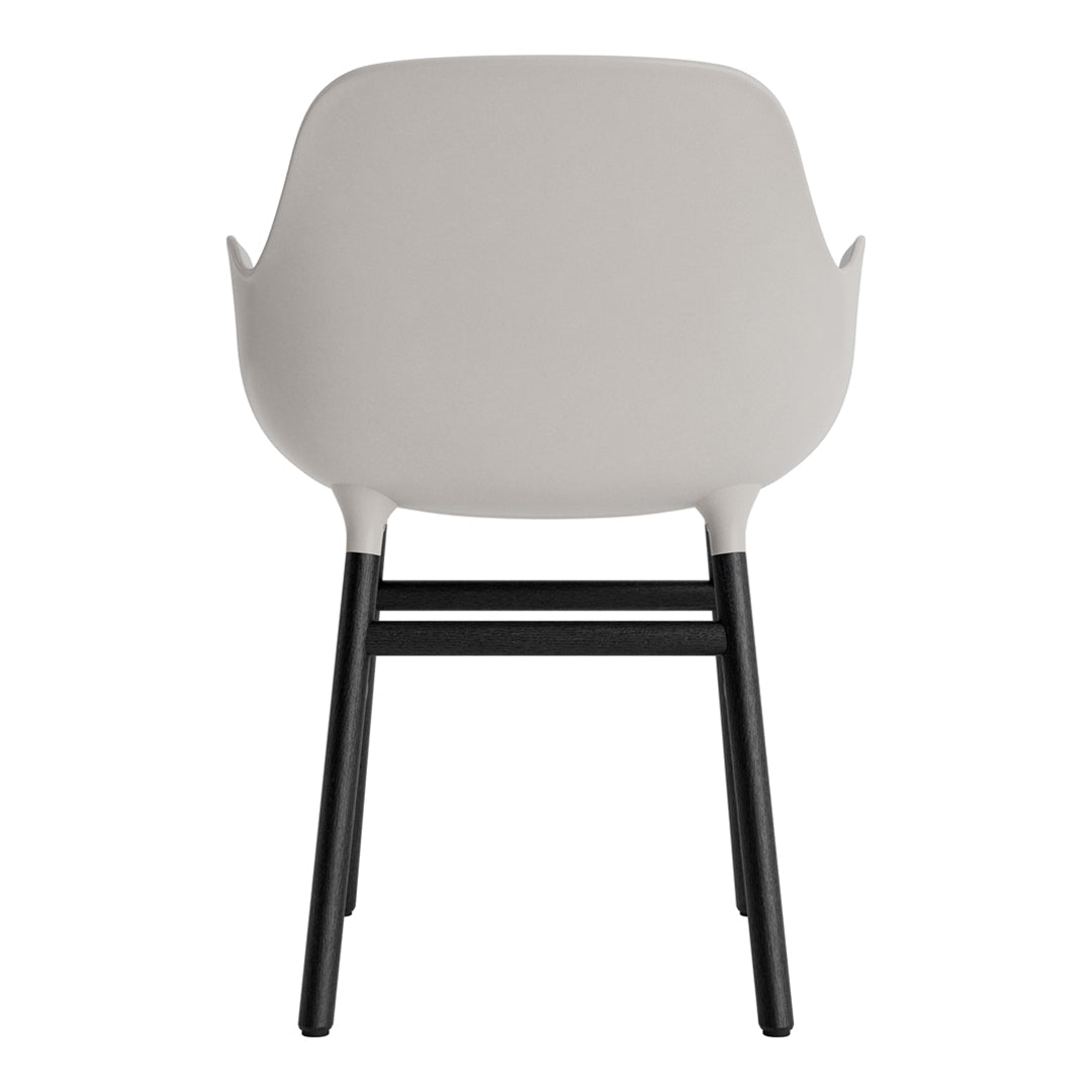Modern Form Armchair with Solid Wood Legs - Stylish and Comfortable Seating for Living Room, Office, or Lounge