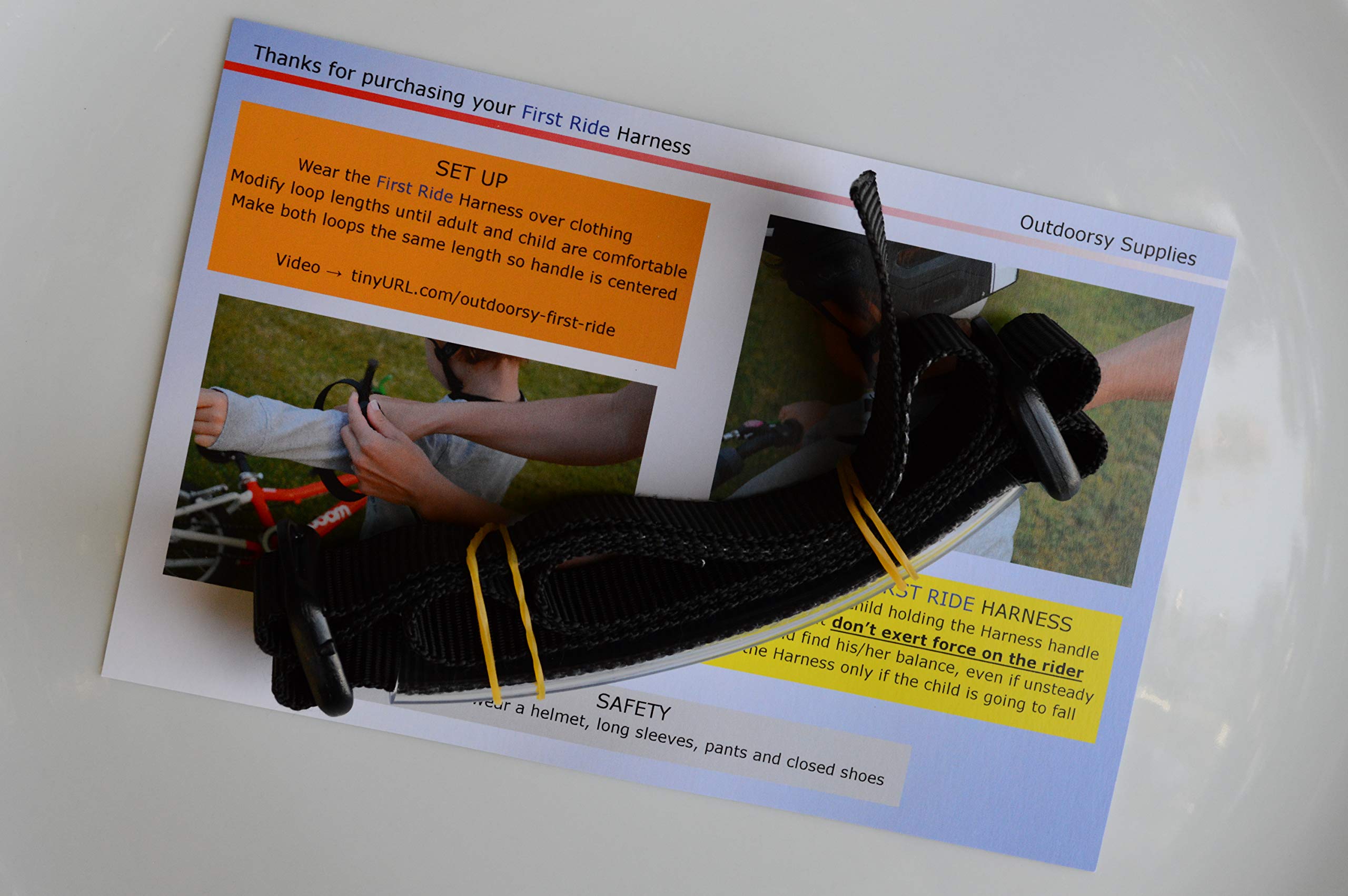 First Ride Kids Bike Harness - No Training Wheels Needed | Safe & Easy Balance Bike Trainer for Toddlers | Perfect for Learning to Ride Pedal or Balance Bikes at Home or Park