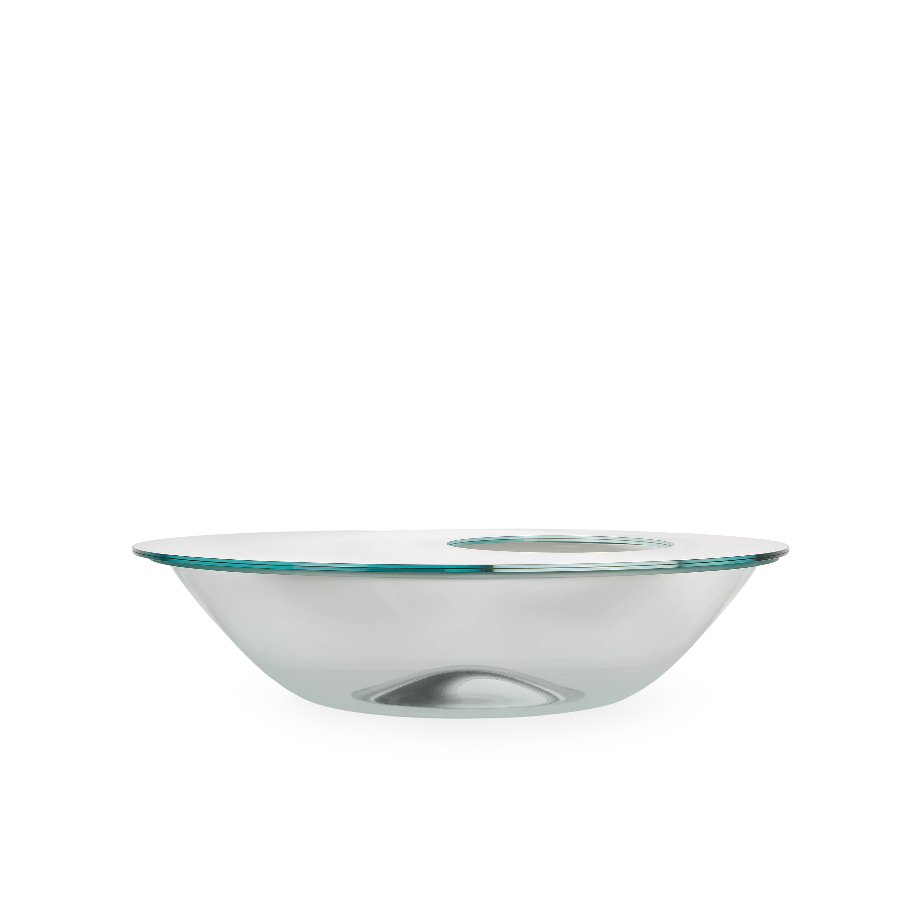 Modern Nacre Coffee Table with Unique Hole Design - Stylish Living Room Furniture for Small Spaces & Home Decor