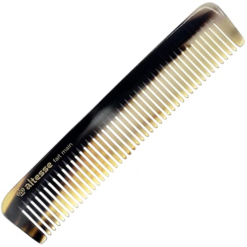 Premium Altesse 11314 Wide Tooth Detangling Comb – Smooth Rounded Teeth for Thick & Thin Hair – Anti-Static Hair Comb for Men & Women – Handmade in France (6.7