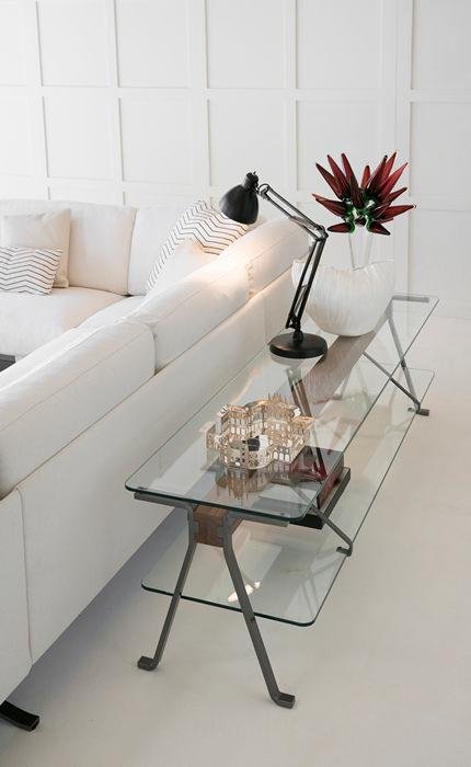 Driade Fratello Modern Low Coffee Table - Minimalist Living Room Furniture for Small Spaces, Home Decor & Lounge Use