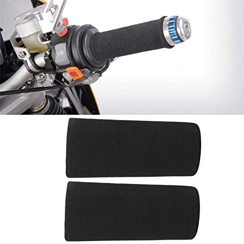 Universal Motorcycle Anti-Slip Grip Cover 2pcs - Soft Foam Handlebar for Comfort & Control